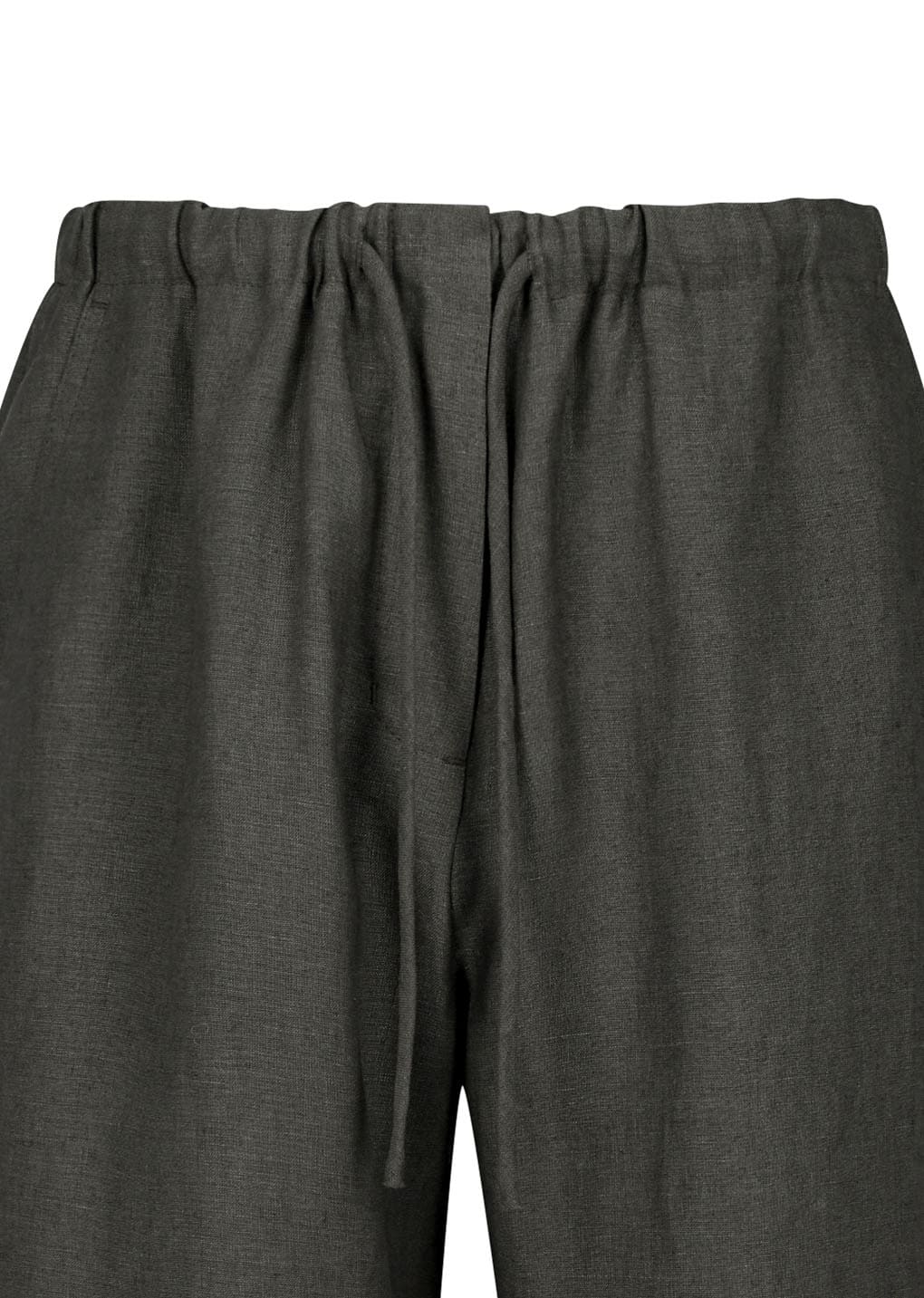 Amomento - Linen Banding Pants (Khaki Grey) product image 7 | TRAB K-Fashion Australia