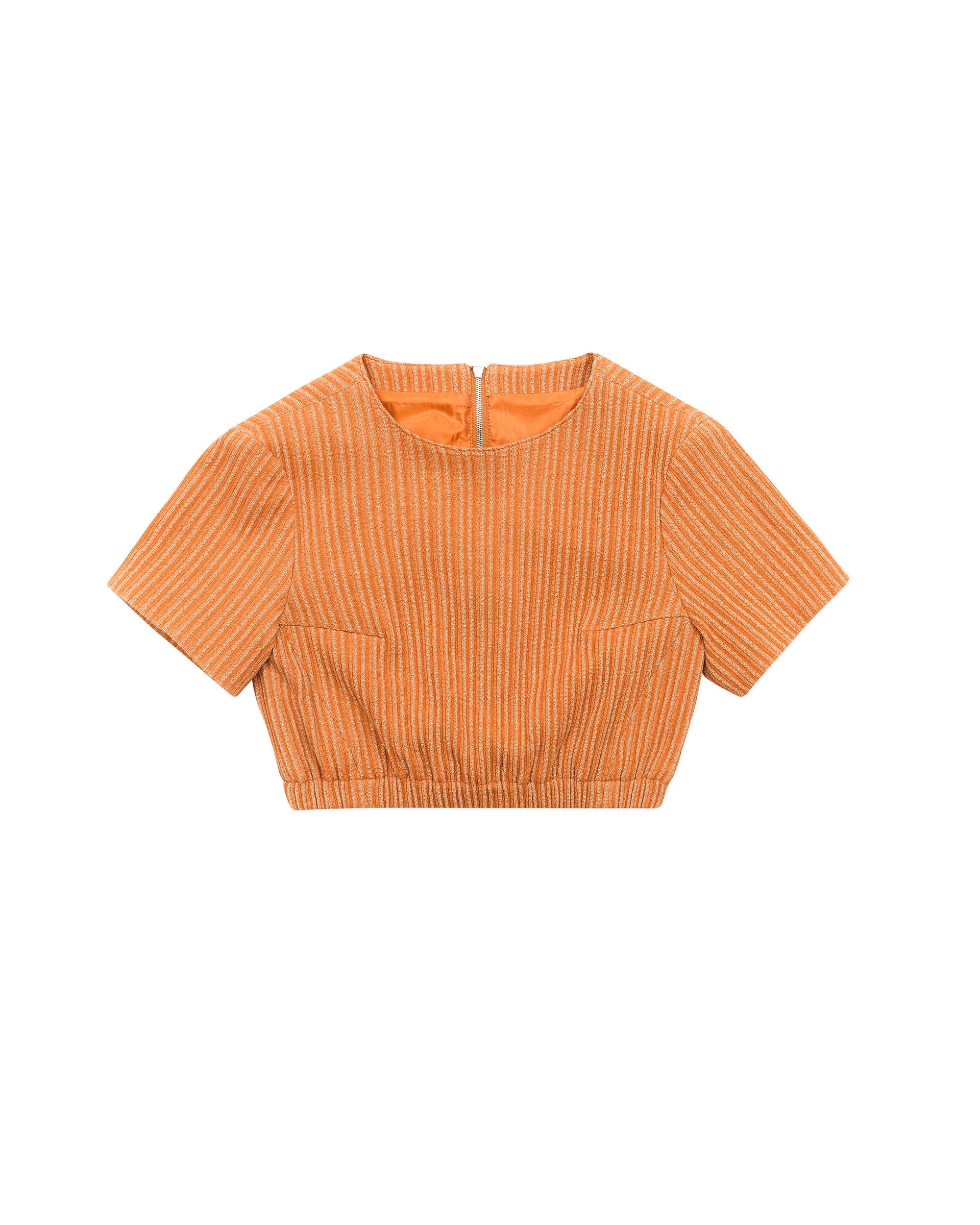 Ader Error - Flut cropped t-shirt (Orange) product image 10 | TRAB K-Fashion Australia