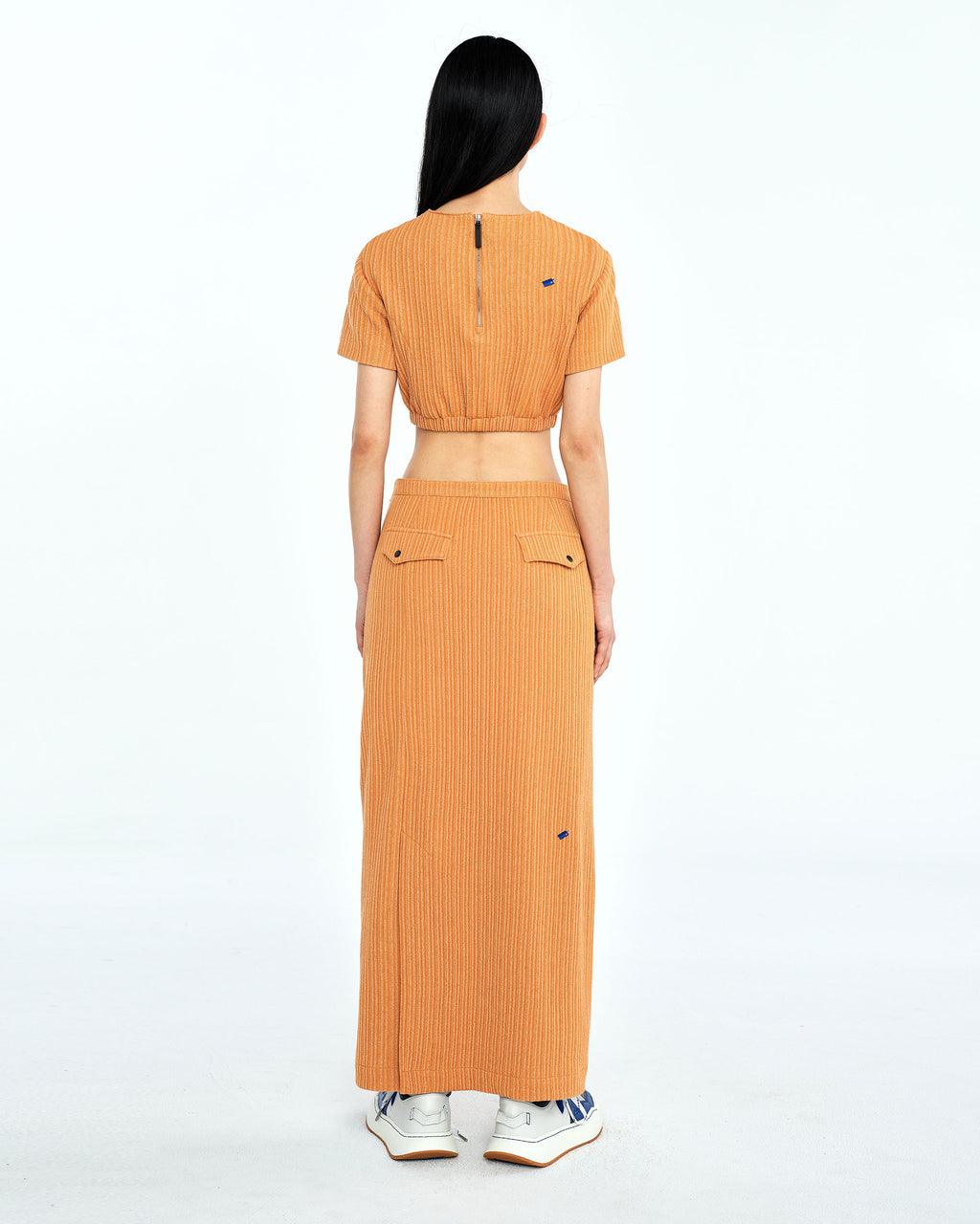 Ader Error - Flut cropped t-shirt (Orange) product image 5 | TRAB K-Fashion Australia