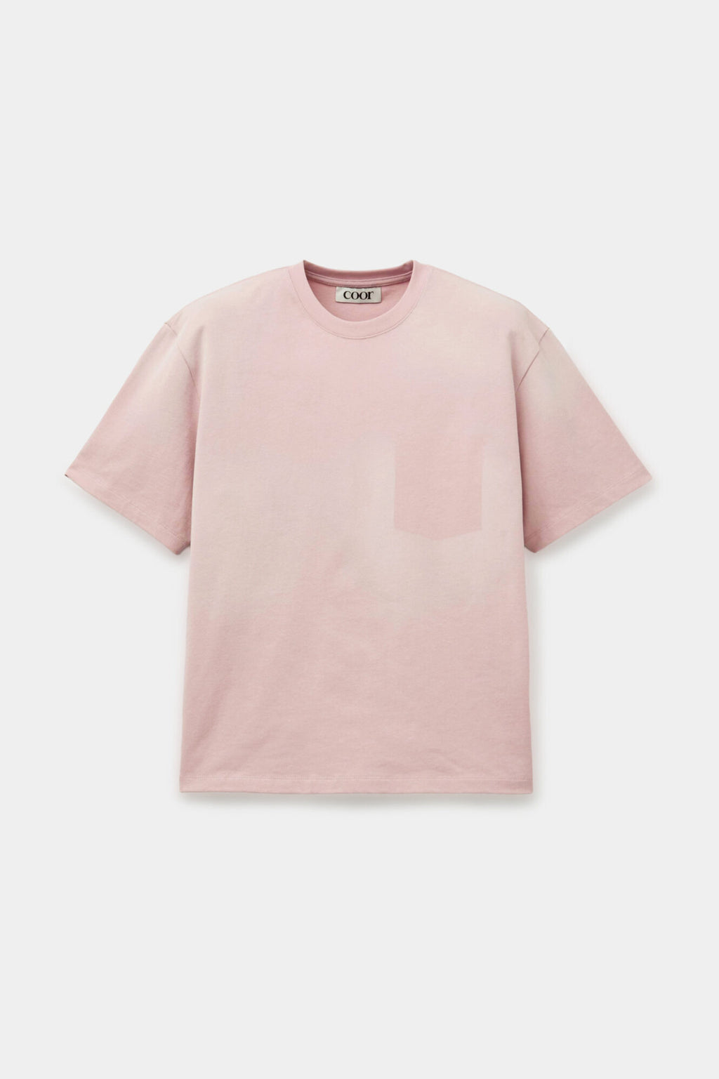 Coor - Spray Washed Pocket Point T-Shirt (Pink) product image 1 | TRAB K-Fashion Australia