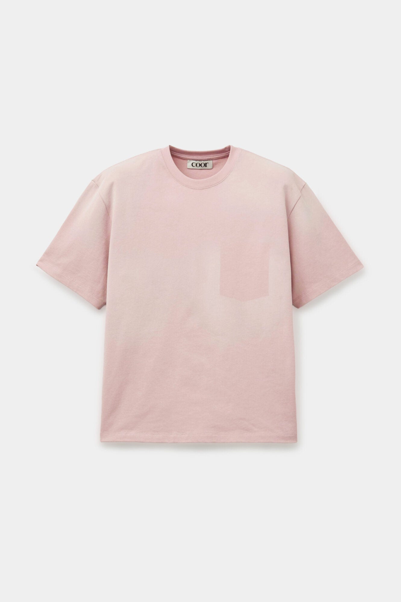 Coor - Spray Washed Pocket Point T-Shirt (Pink) product image 1 | TRAB K-Fashion Australia