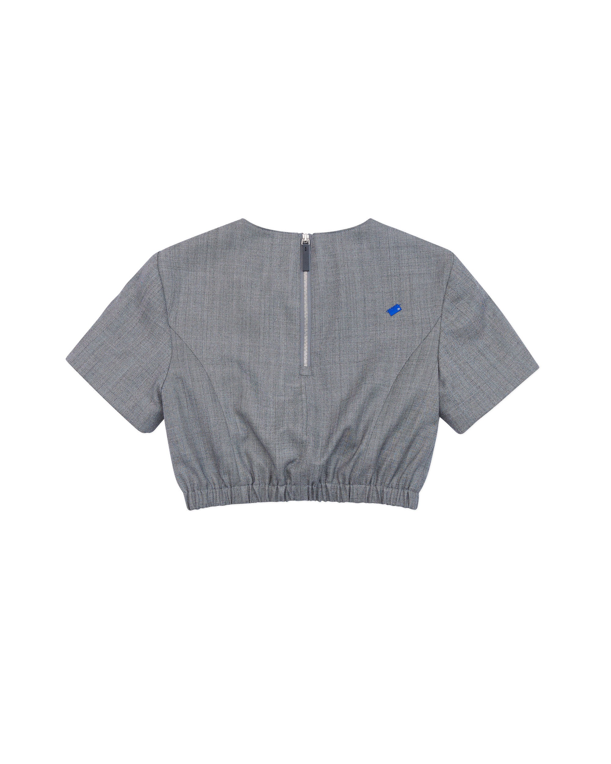 Ader Error - Flut cropped t-shirt (Gray) product image 11 | TRAB K-Fashion Australia