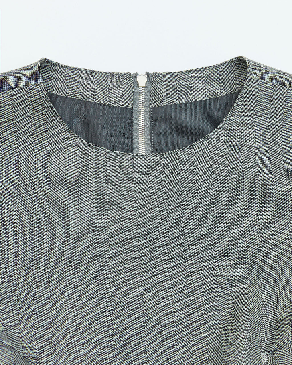 Ader Error - Flut cropped t-shirt (Gray) product image 6 | TRAB K-Fashion Australia