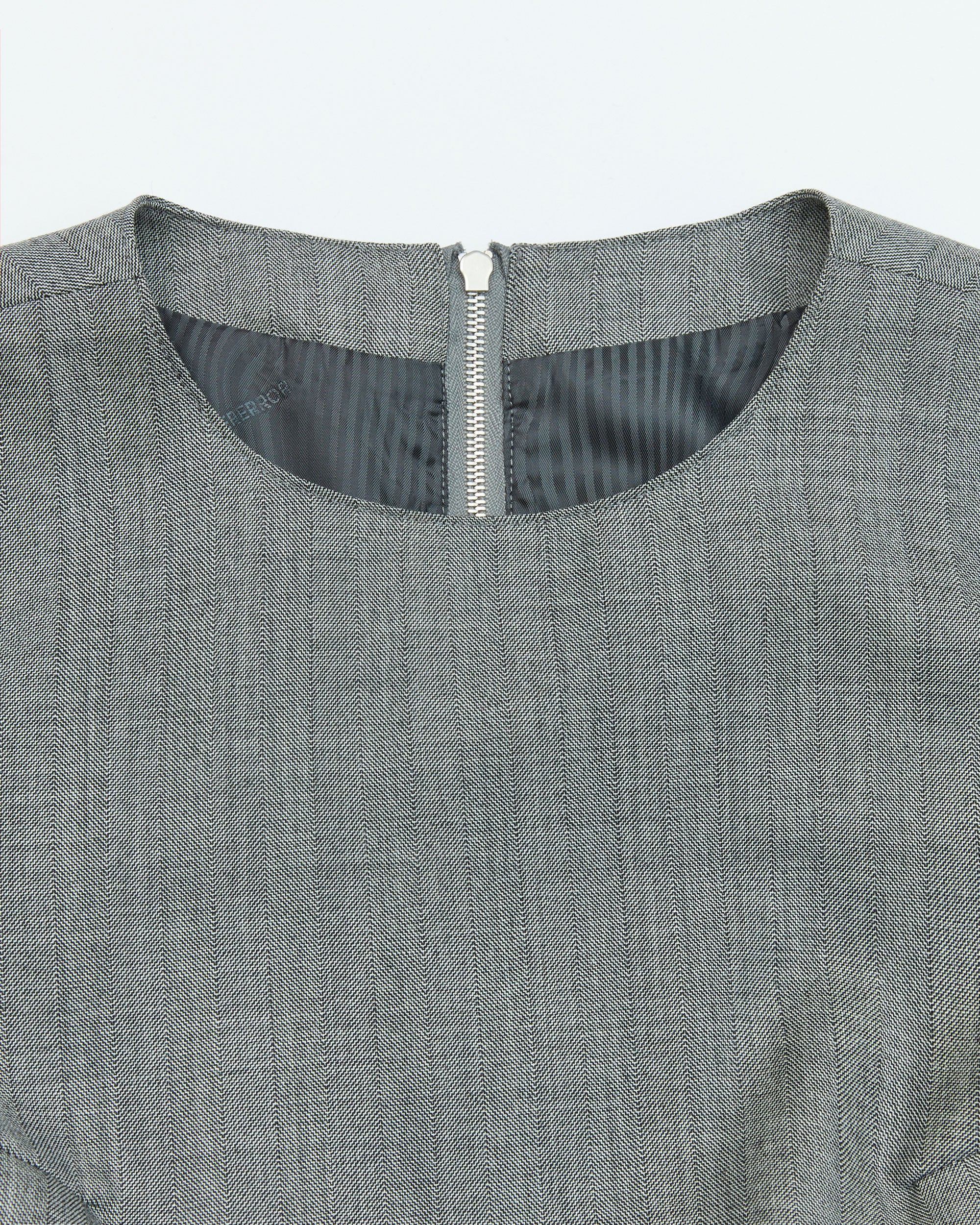 Ader Error - Flut cropped t-shirt (Gray) product image 6 | TRAB K-Fashion Australia