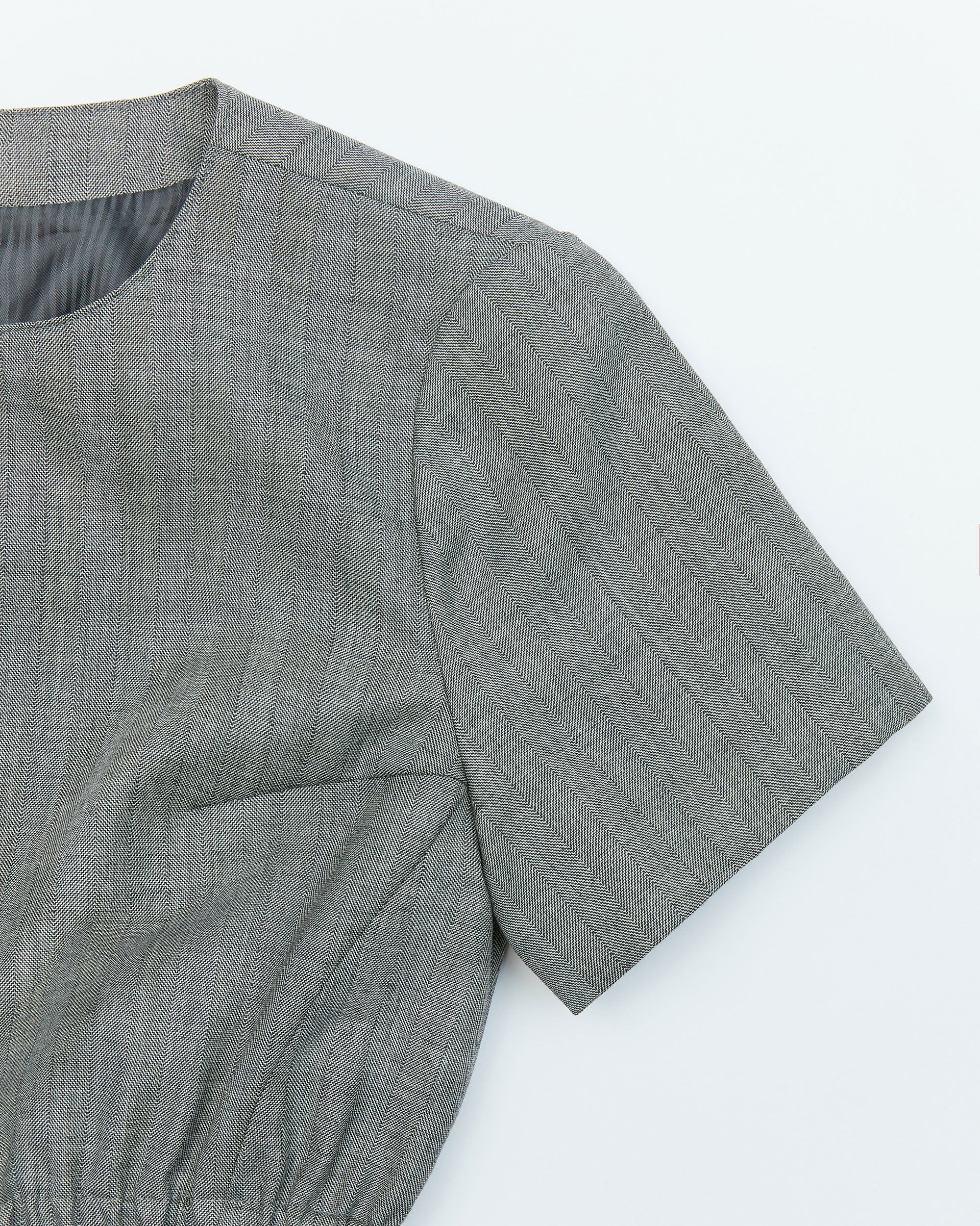 Ader Error - Flut cropped t-shirt (Gray) product image 7 | TRAB K-Fashion Australia