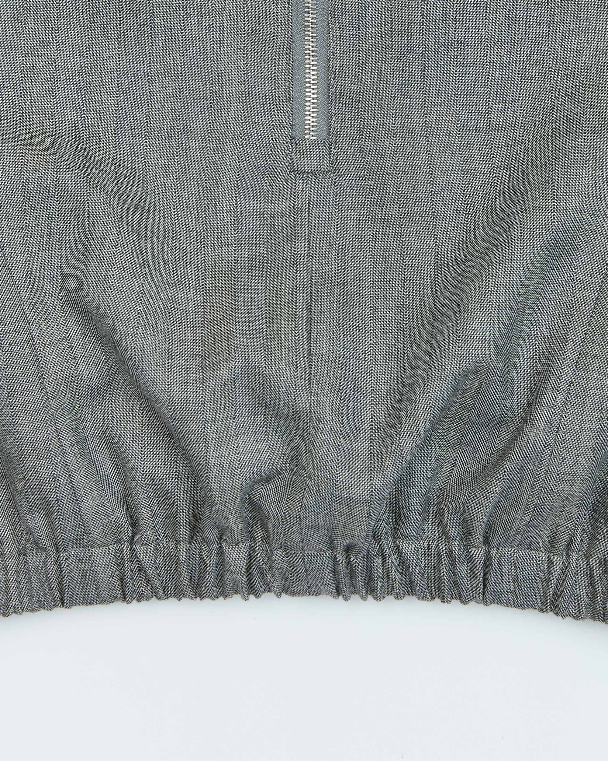 Ader Error - Flut cropped t-shirt (Gray) product image 8 | TRAB K-Fashion Australia