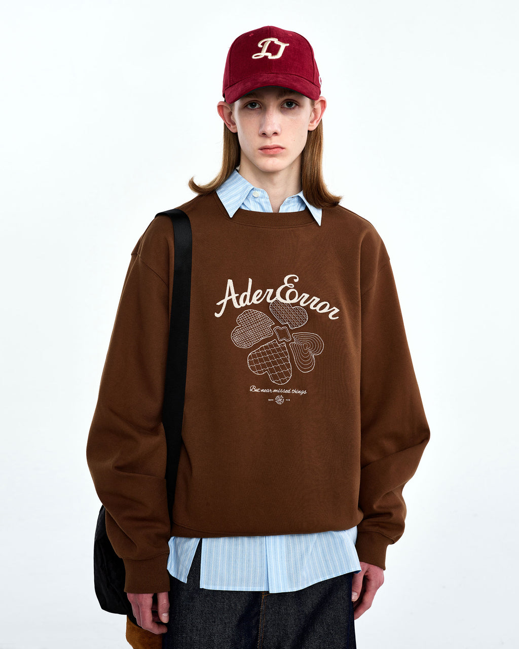 Ader Error - Tever logo sweatshirt (Brown) product image 2 | TRAB K-Fashion Australia