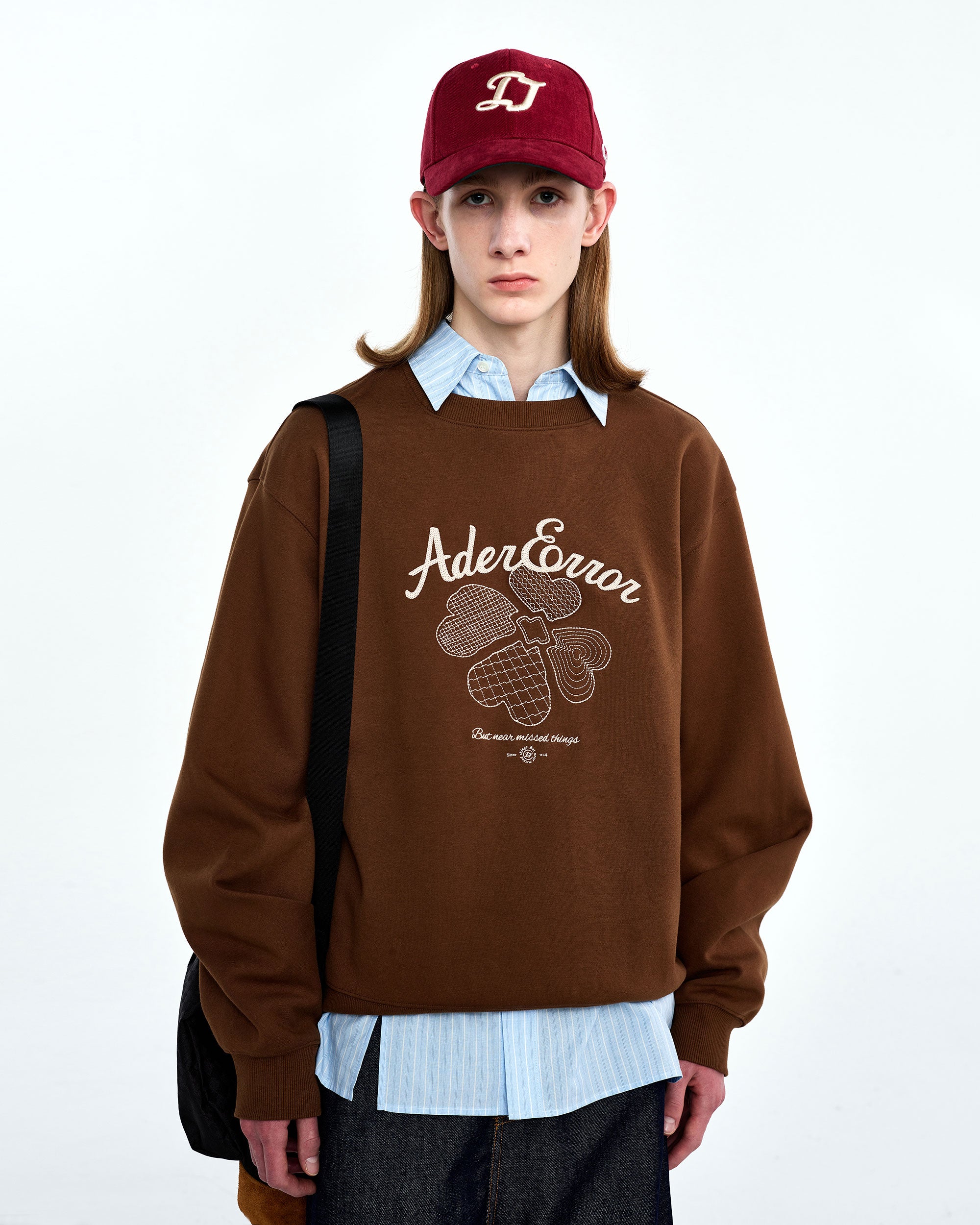 Ader Error - Tever logo sweatshirt (Brown) product image 2 | TRAB K-Fashion Australia
