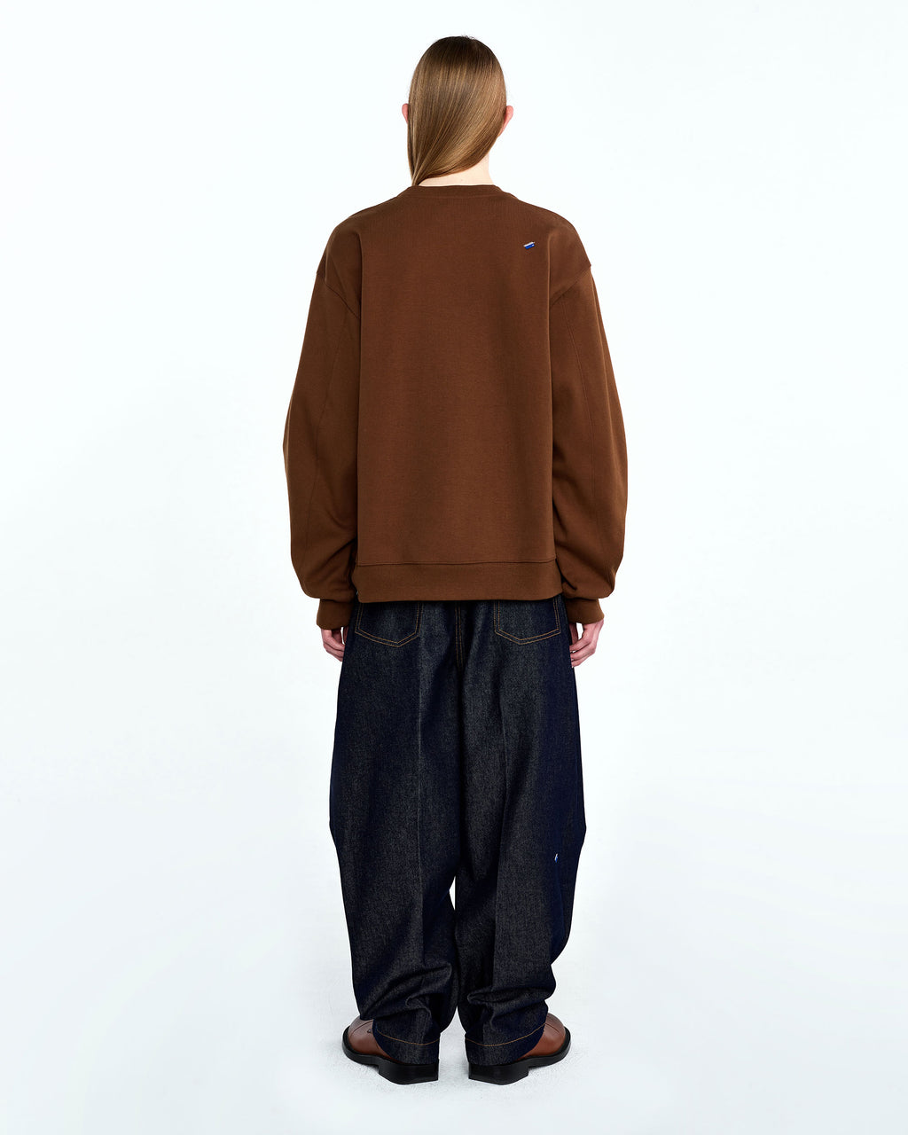 Ader Error - Tever logo sweatshirt (Brown) product image 5 | TRAB K-Fashion Australia