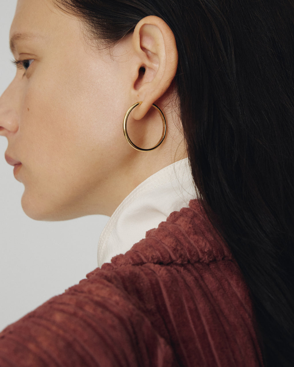 Numbering - Basic Hoop Earrings #3208 product image 1 | TRAB K-Fashion Australia