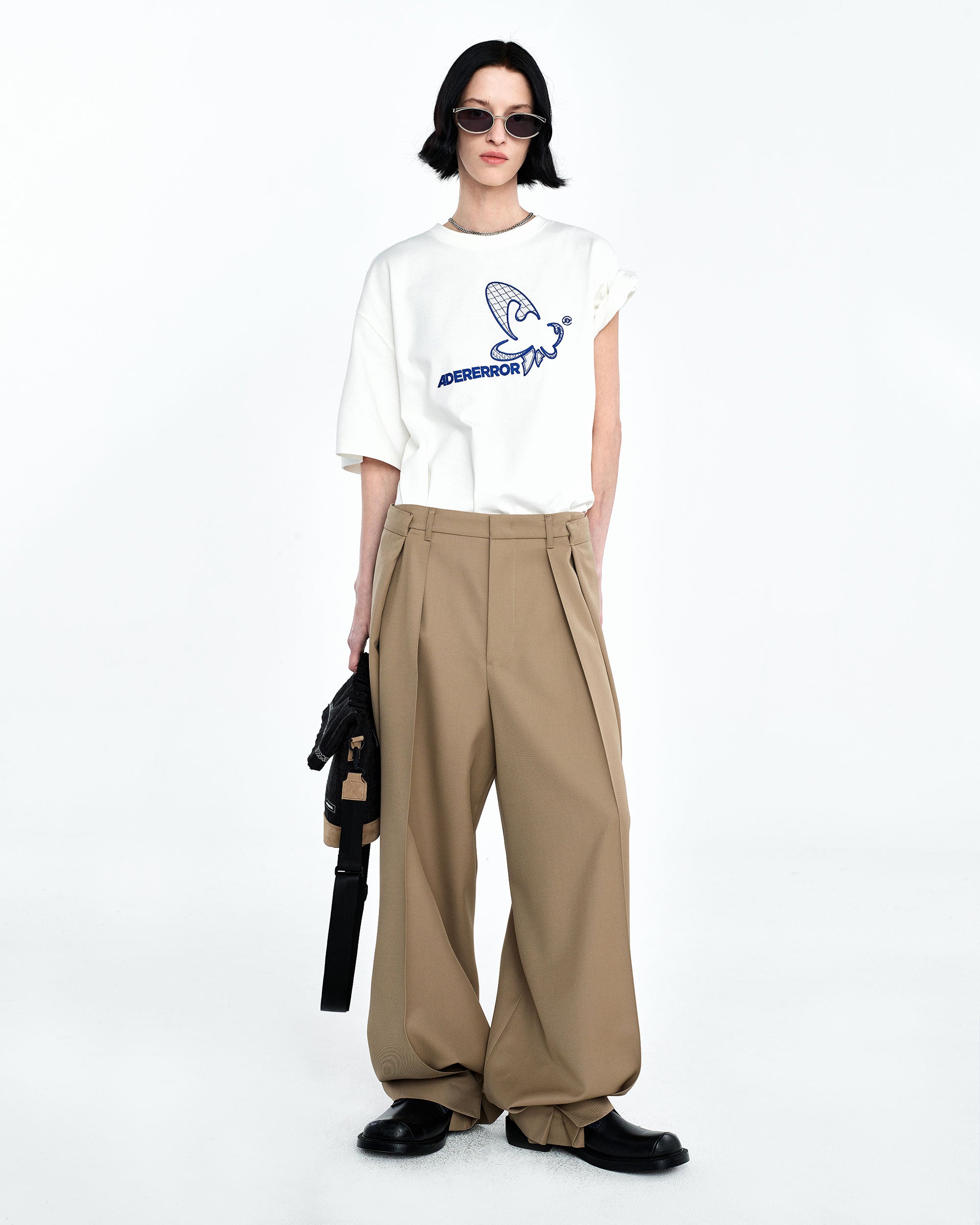 Ader Error - Butterfy logo t-shirt (White) product image 1 | TRAB K-Fashion Australia