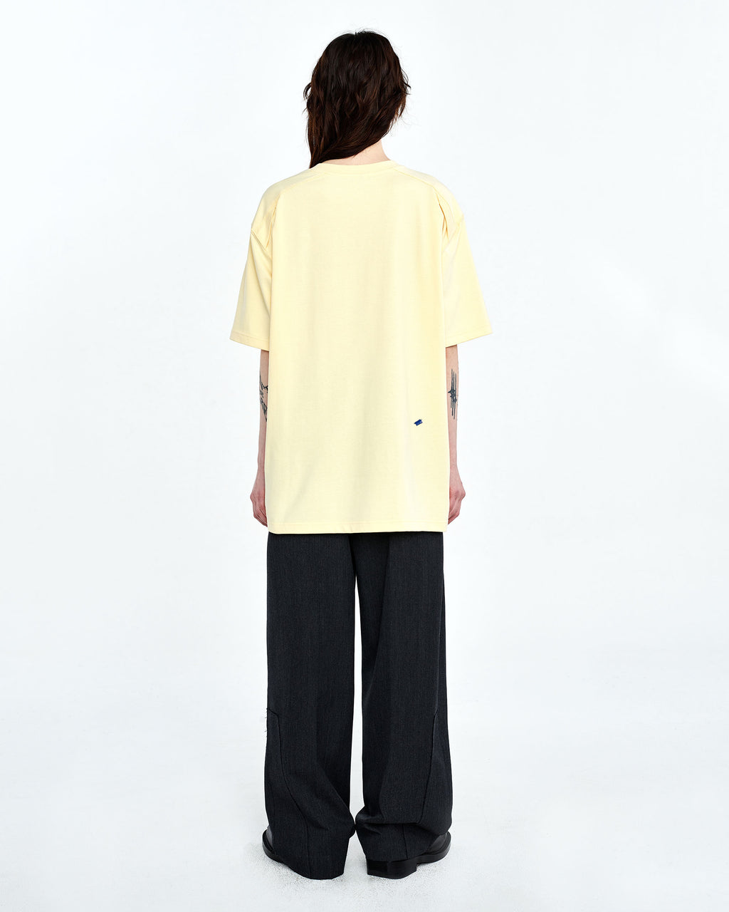 Ader Error - A-peec logo t-shirt (Yellow) product image 5 | TRAB K-Fashion Australia
