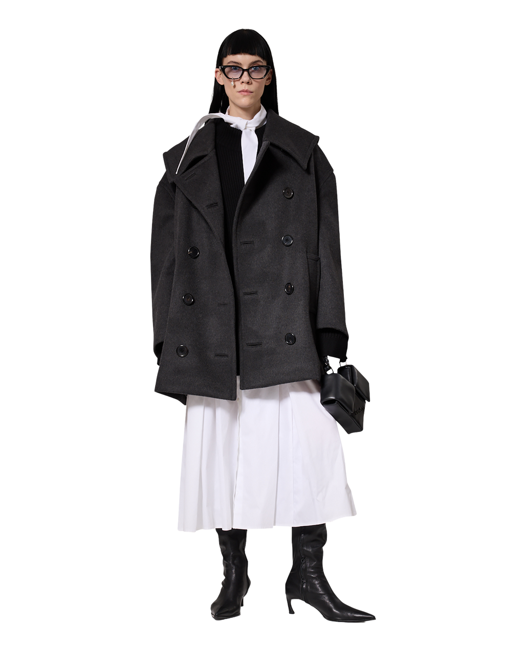 Kimhe Kim - Amelie Oversized Coat (Grey) product image 1 | TRAB K-Fashion Australia