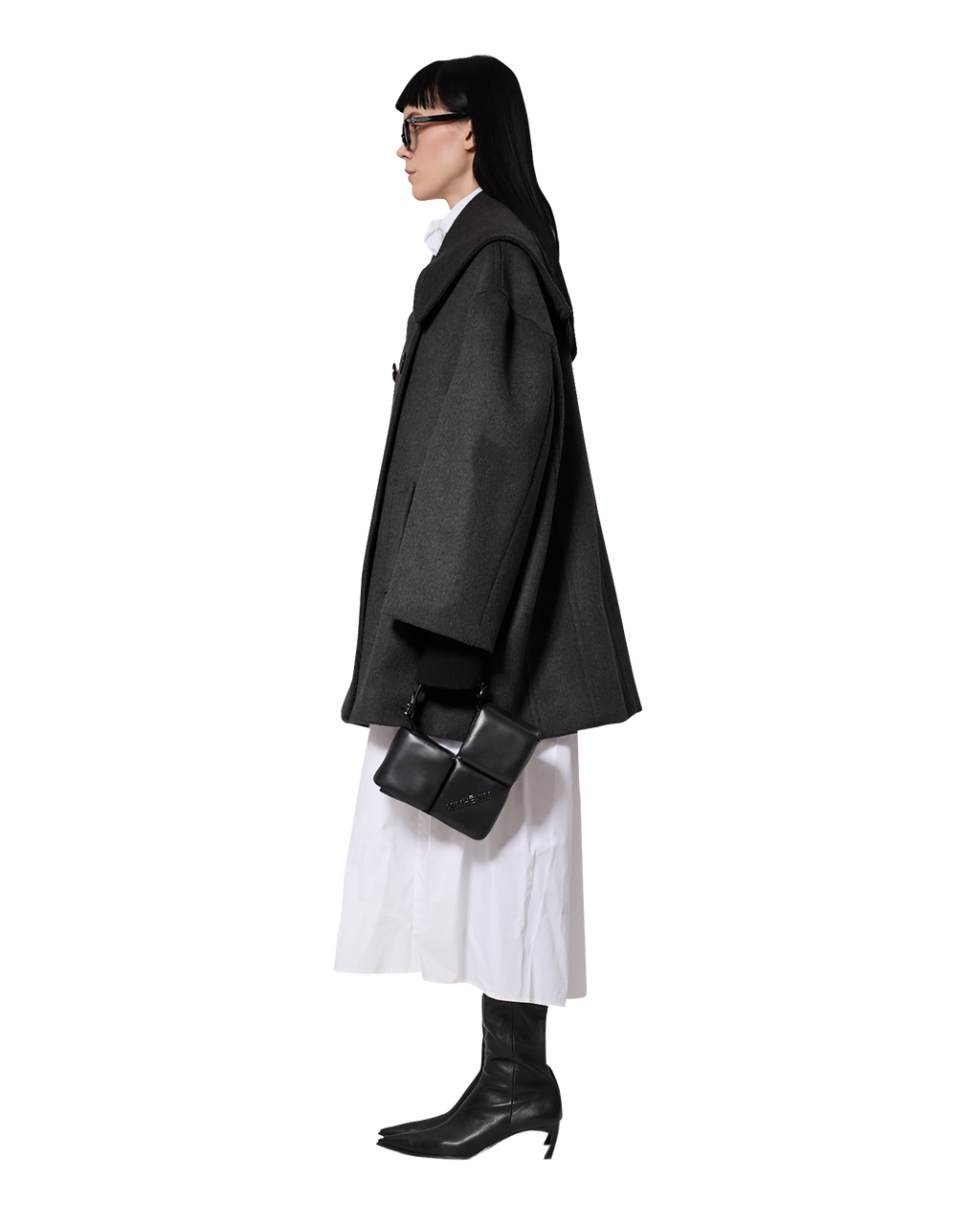 Kimhe Kim - Amelie Oversized Coat (Grey) product image 4 | TRAB K-Fashion Australia