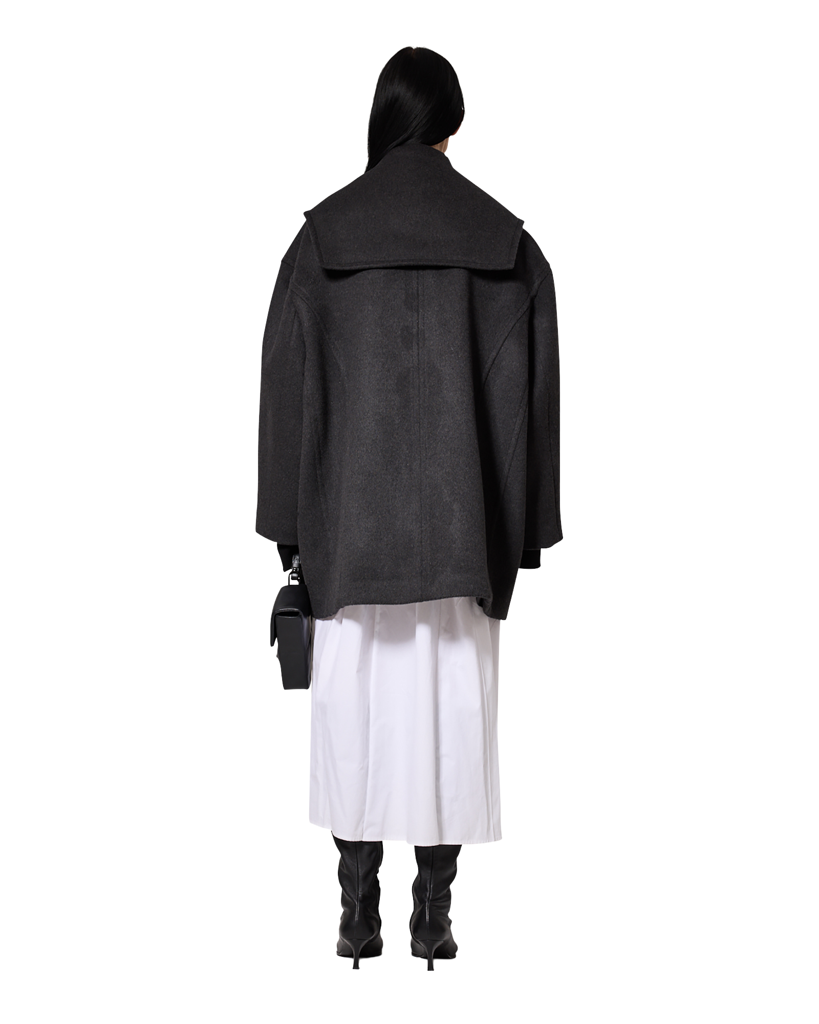 Kimhe Kim - Amelie Oversized Coat (Grey) product image 5 | TRAB K-Fashion Australia