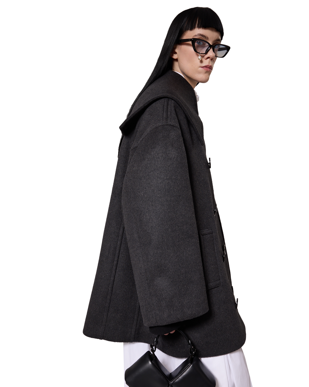 Kimhe Kim - Amelie Oversized Coat (Grey) product image 8 | TRAB K-Fashion Australia