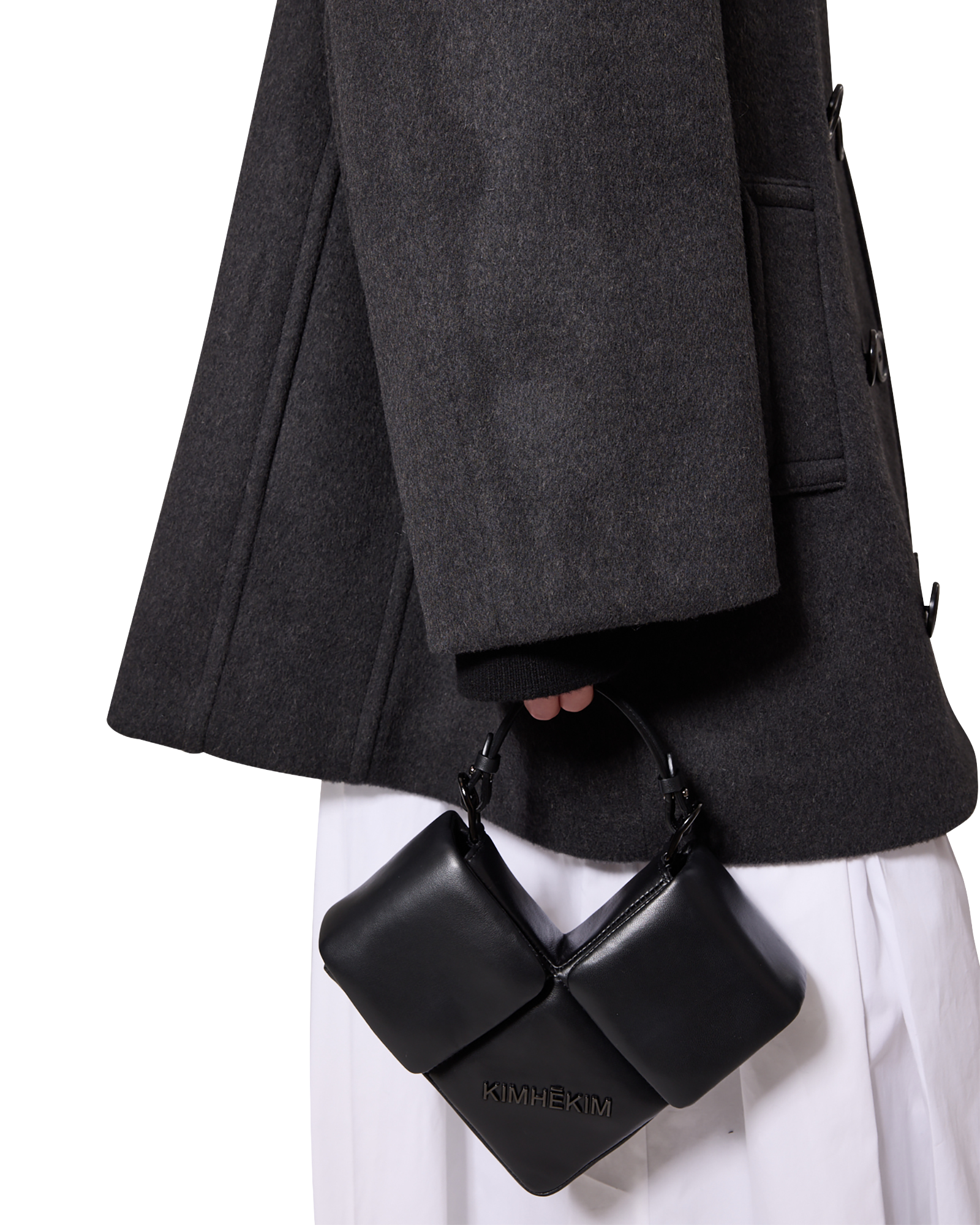 Kimhe Kim - Amelie Oversized Coat (Grey) product image 13 | TRAB K-Fashion Australia