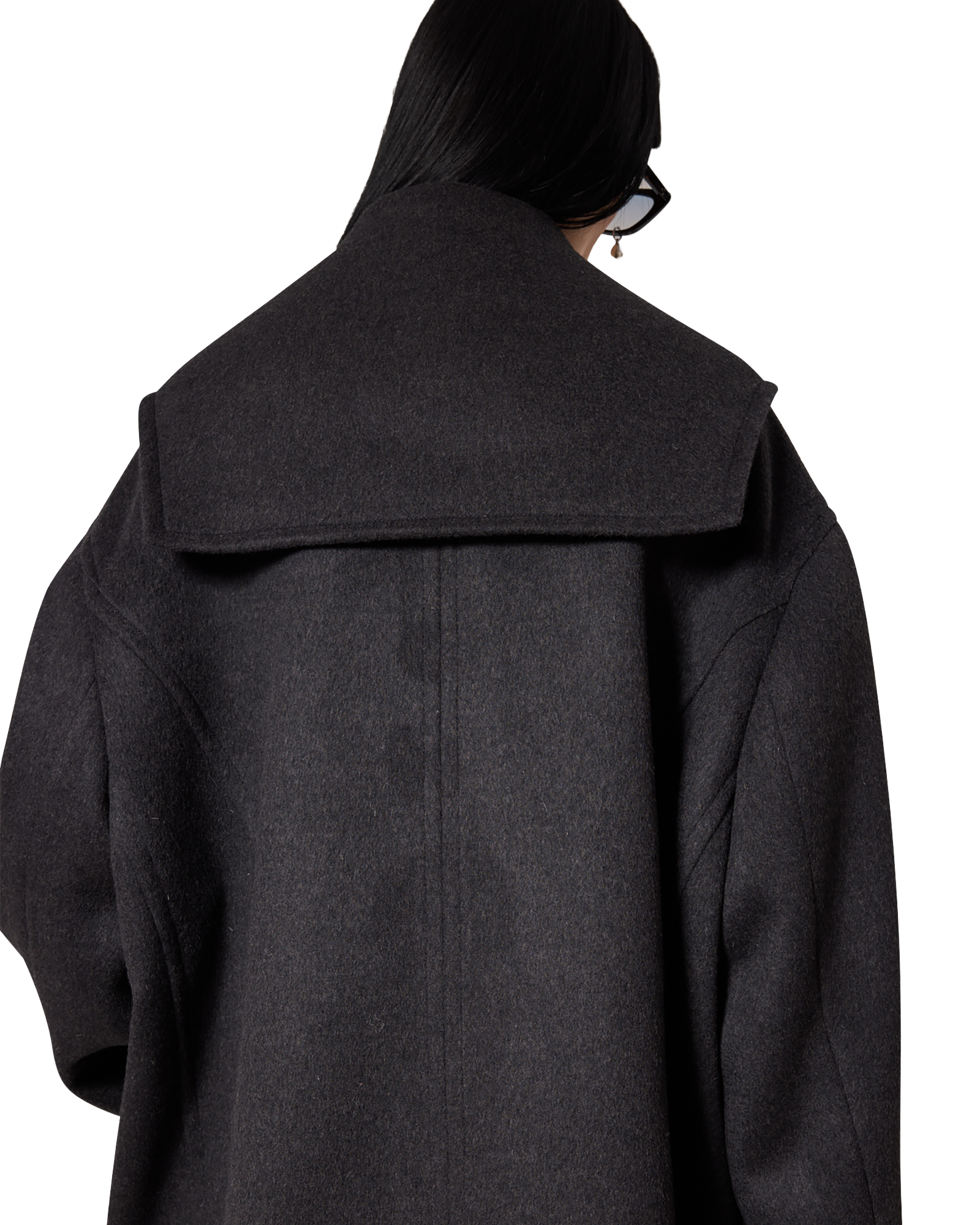 Kimhe Kim - Amelie Oversized Coat (Grey) product image 12 | TRAB K-Fashion Australia