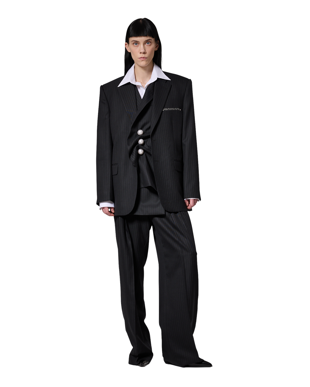 Kimhe Kim - Daniel Jacket With Belt (Black) product image 16 | TRAB K-Fashion Australia