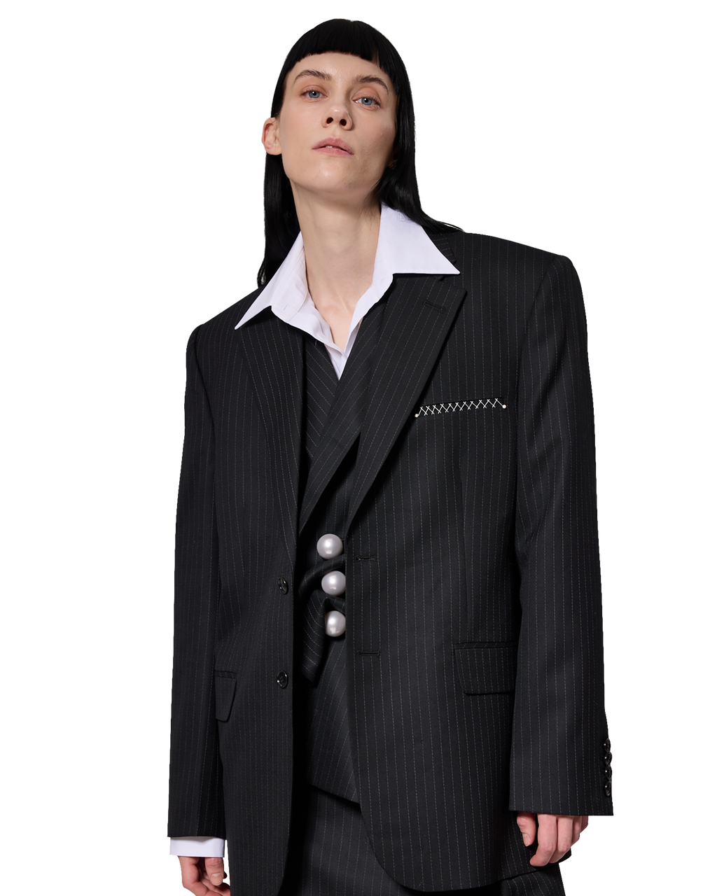 Kimhe Kim - Daniel Jacket With Belt (Black) product image 22 | TRAB K-Fashion Australia