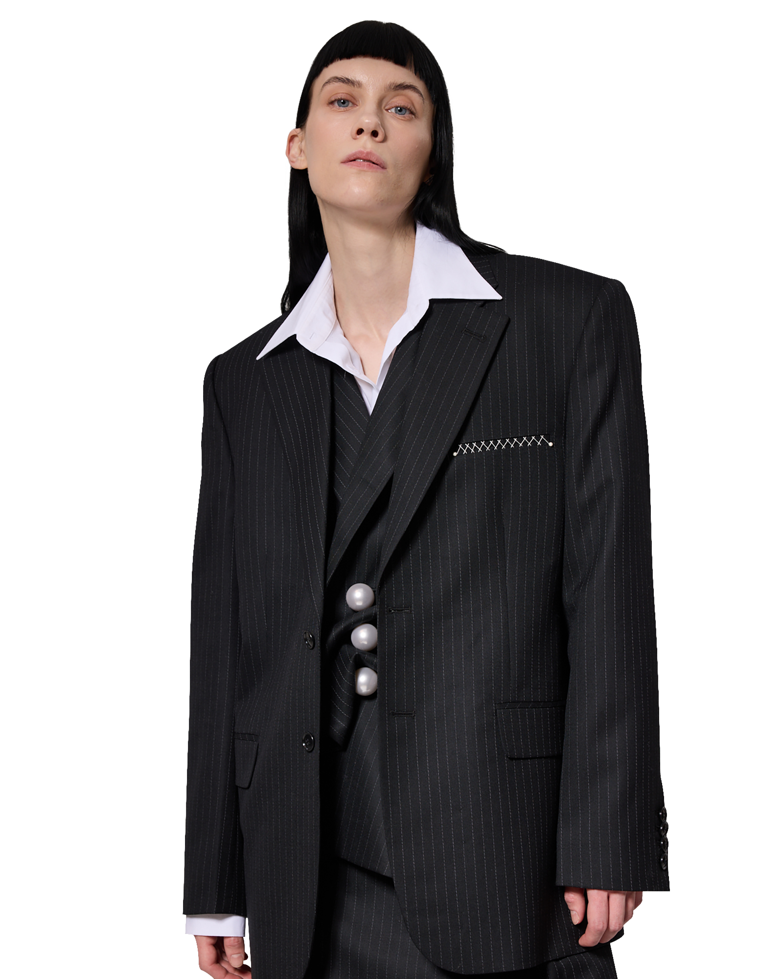 Kimhe Kim - Daniel Jacket With Belt (Black) product image 22 | TRAB K-Fashion Australia
