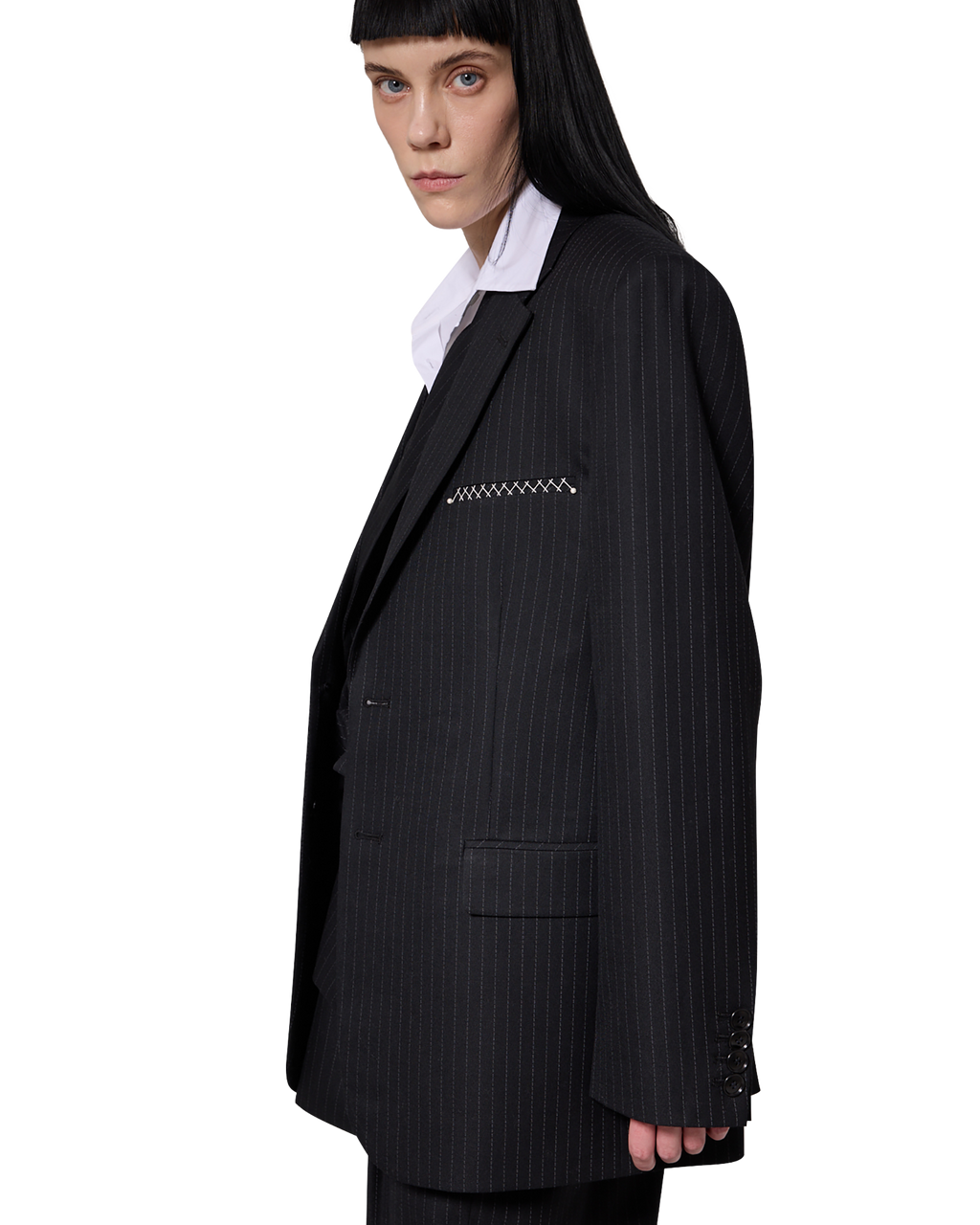 Kimhe Kim - Daniel Jacket With Belt (Black) product image 23 | TRAB K-Fashion Australia