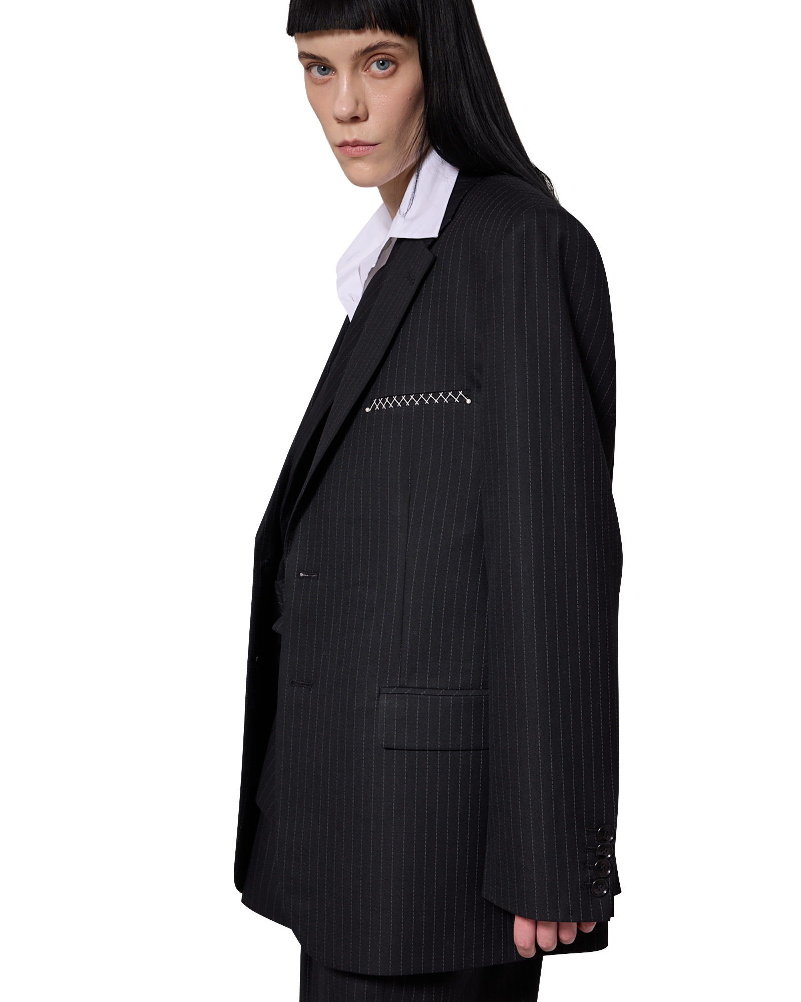 Kimhe Kim - Daniel Jacket With Belt (Black) product image 23 | TRAB K-Fashion Australia