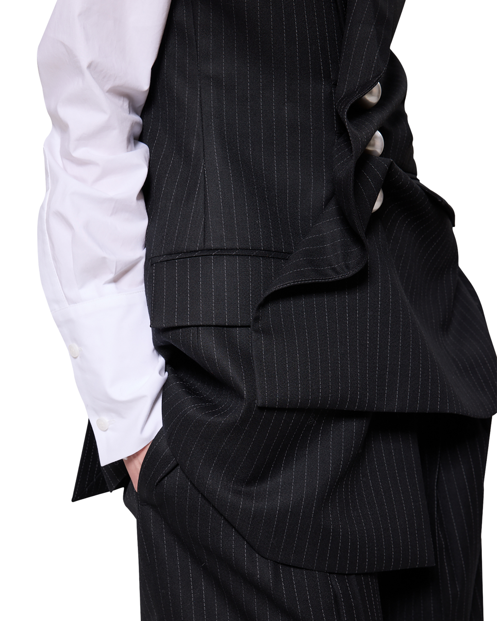 Kimhe Kim - Striped Venus Vest (Black) product image 11 | TRAB K-Fashion Australia