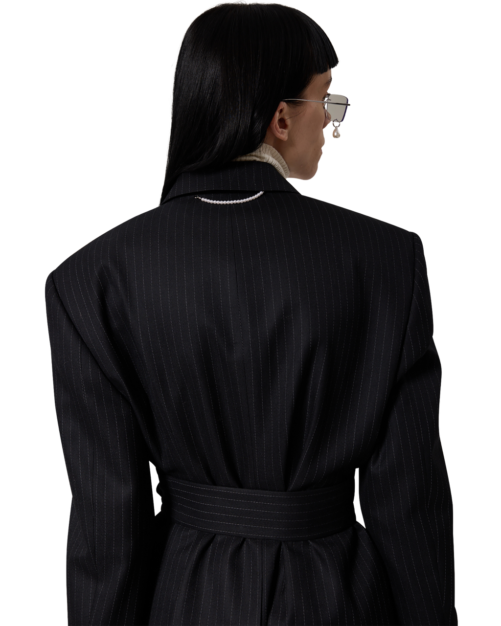 Kimhe Kim - Daniel Jacket With Belt (Black) product image 13 | TRAB K-Fashion Australia