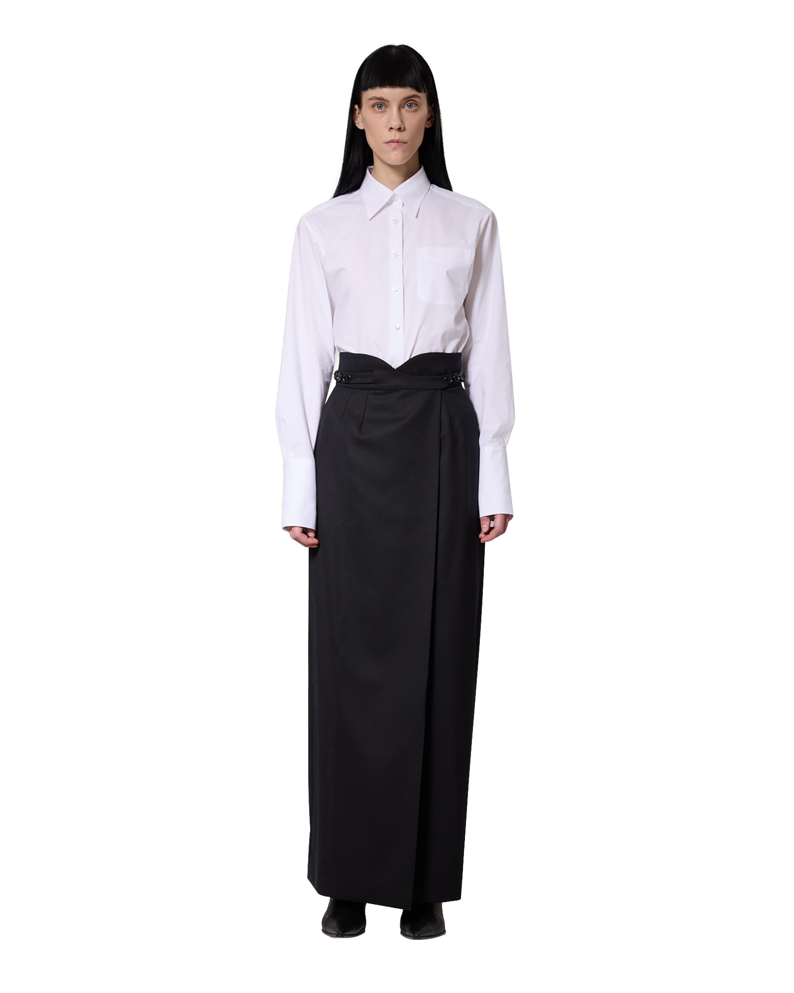 Kimhe Kim - Gabriel Long Skirt (Black) product image 2 | TRAB K-Fashion Australia