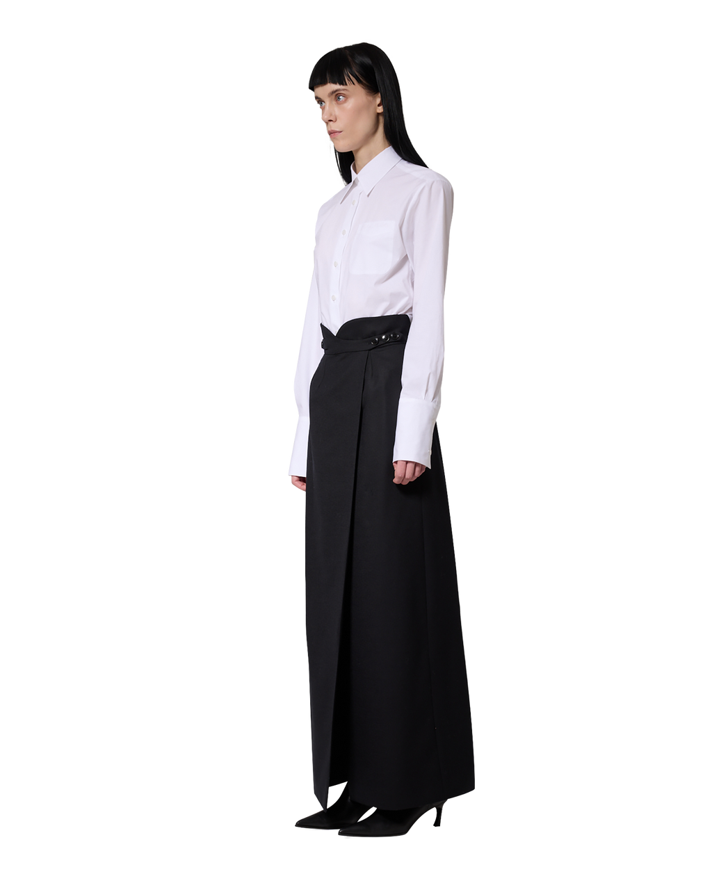 Kimhe Kim - Gabriel Long Skirt (Black) product image 3 | TRAB K-Fashion Australia