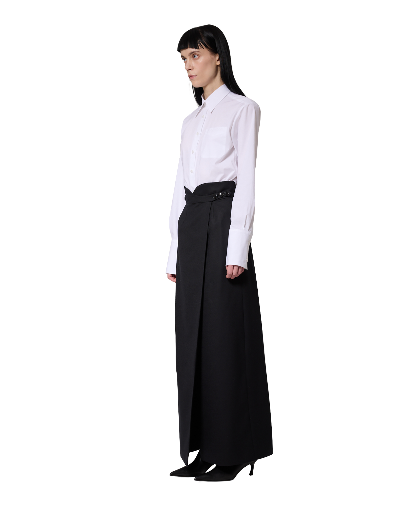 Kimhe Kim - Gabriel Long Skirt (Black) product image 3 | TRAB K-Fashion Australia