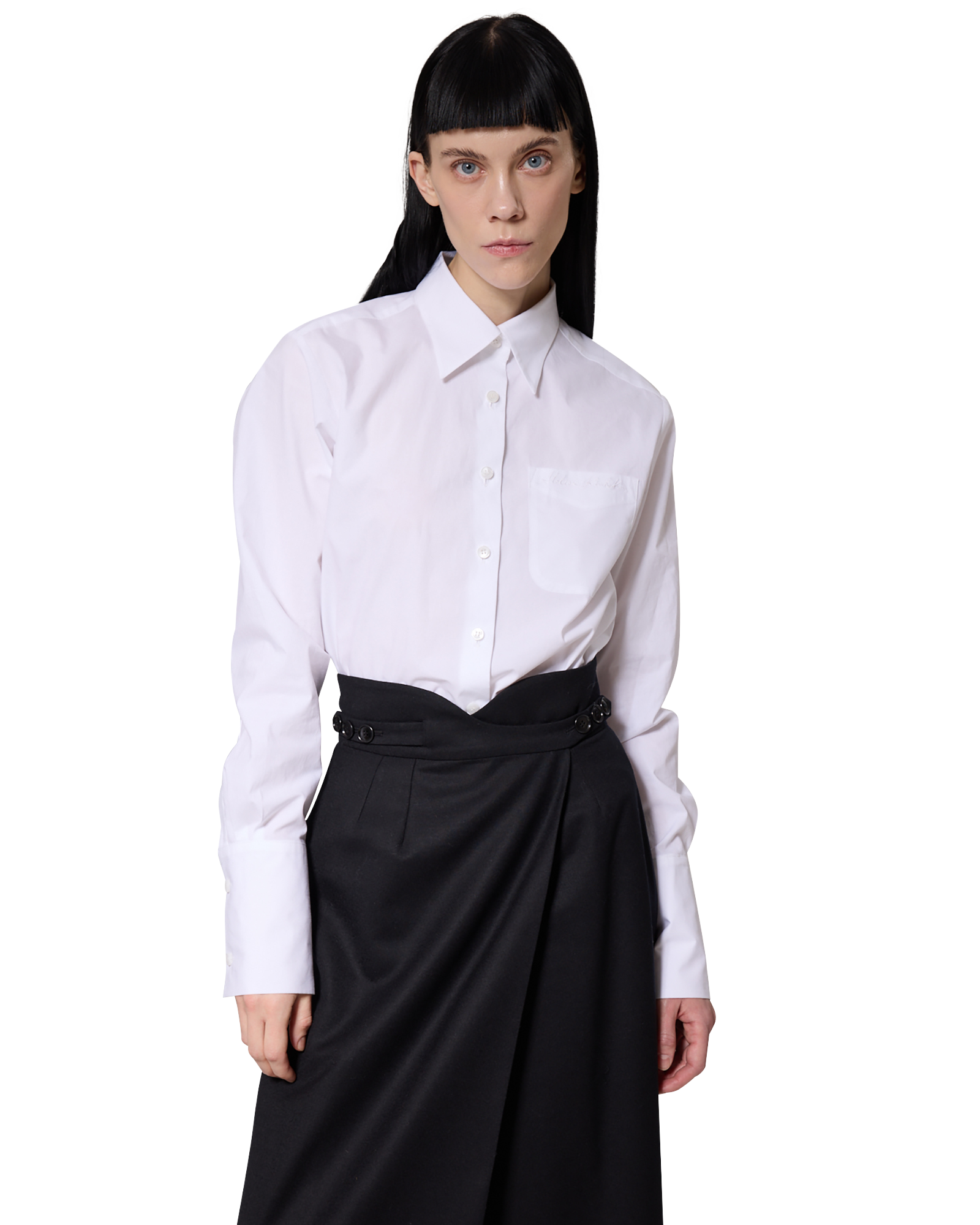 Kimhe Kim - Gabriel Shirt (White) product image 6 | TRAB K-Fashion Australia