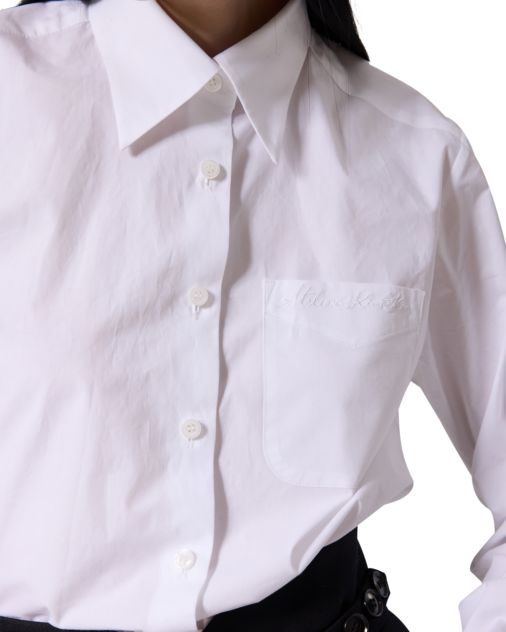 Kimhe Kim - Gabriel Shirt (White) product image 7 | TRAB K-Fashion Australia