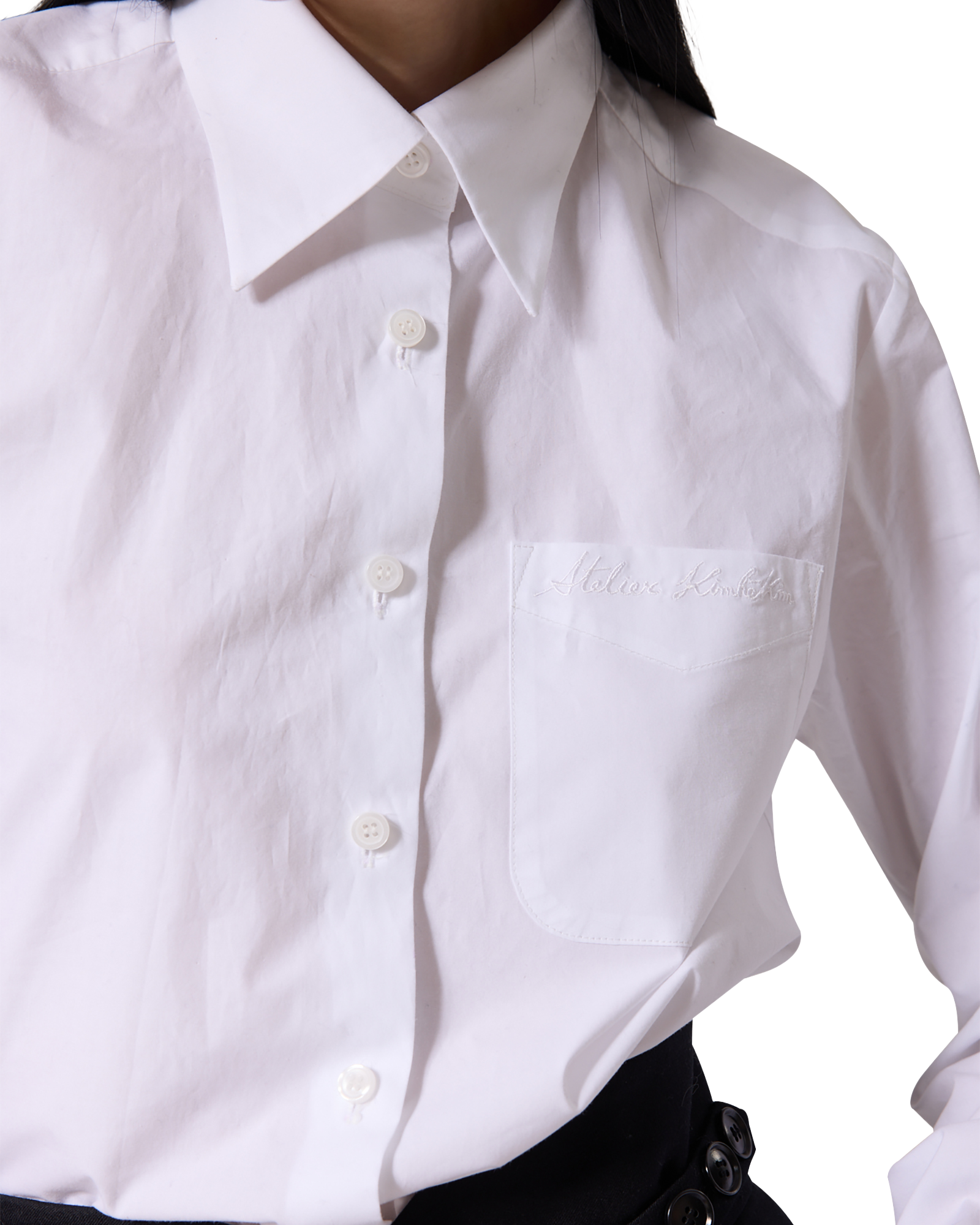 Kimhe Kim - Gabriel Shirt (White) product image 7 | TRAB K-Fashion Australia