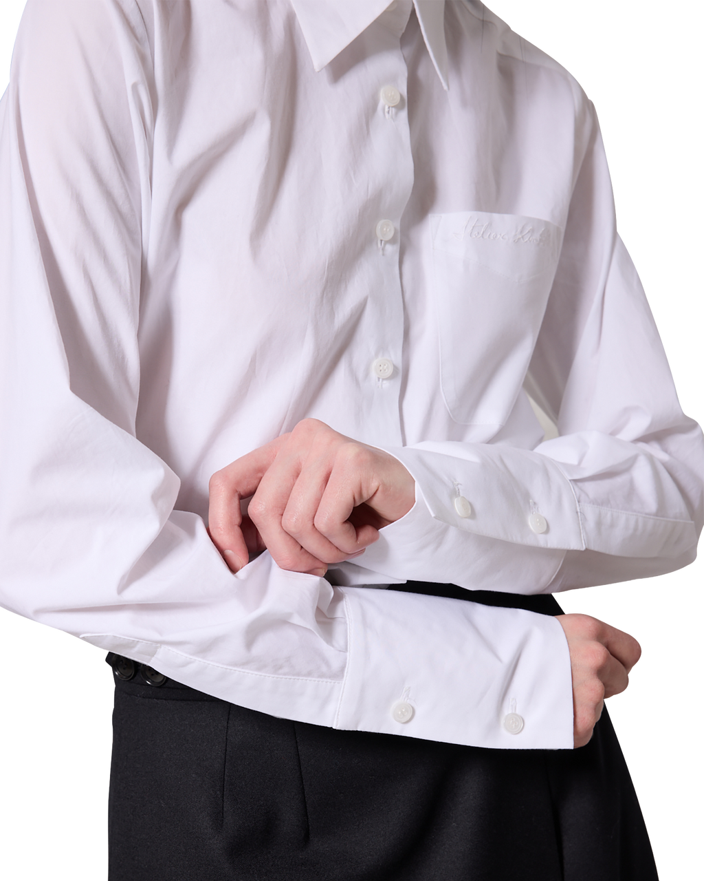 Kimhe Kim - Gabriel Shirt (White) product image 8 | TRAB K-Fashion Australia