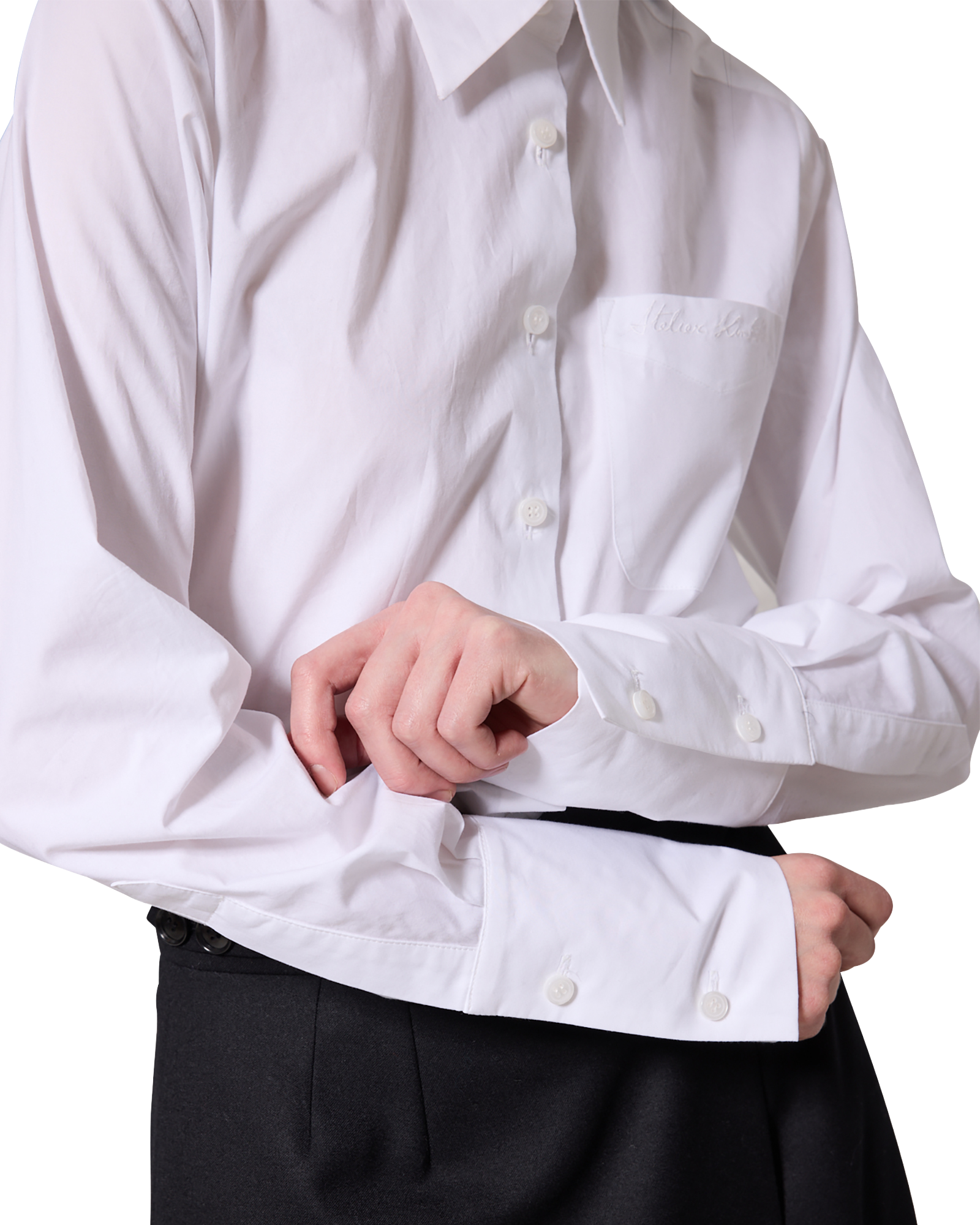 Kimhe Kim - Gabriel Shirt (White) product image 8 | TRAB K-Fashion Australia