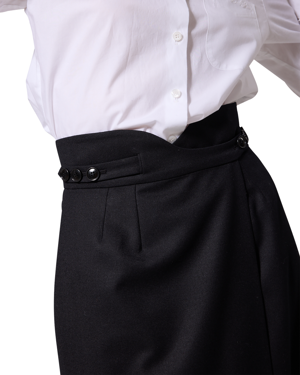 Kimhe Kim - Gabriel Long Skirt (Black) product image 7 | TRAB K-Fashion Australia