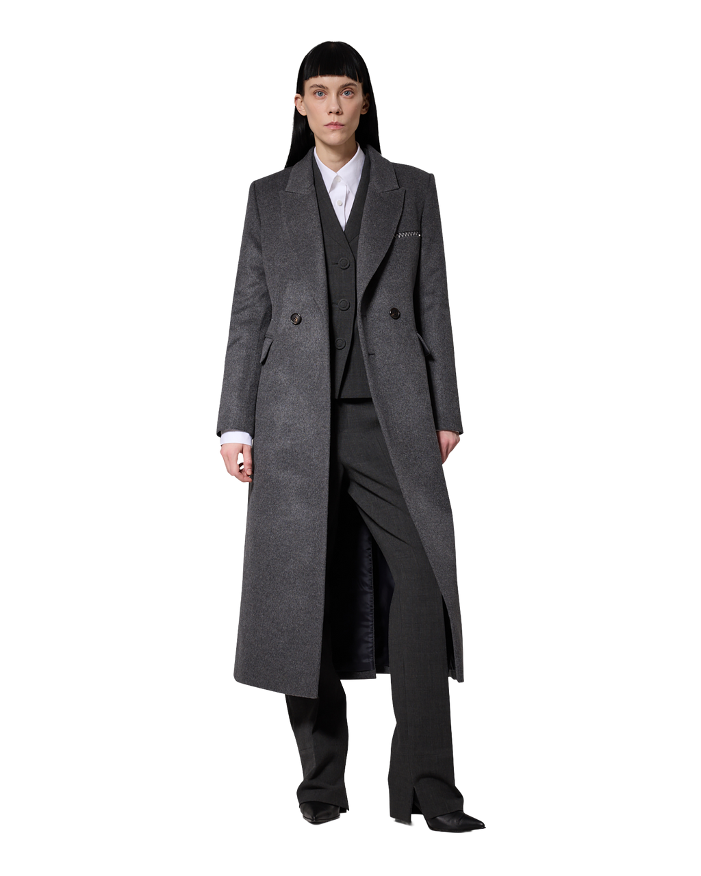 Kimhe Kim - Gabriel Coat (Grey) product image 1 | TRAB K-Fashion Australia