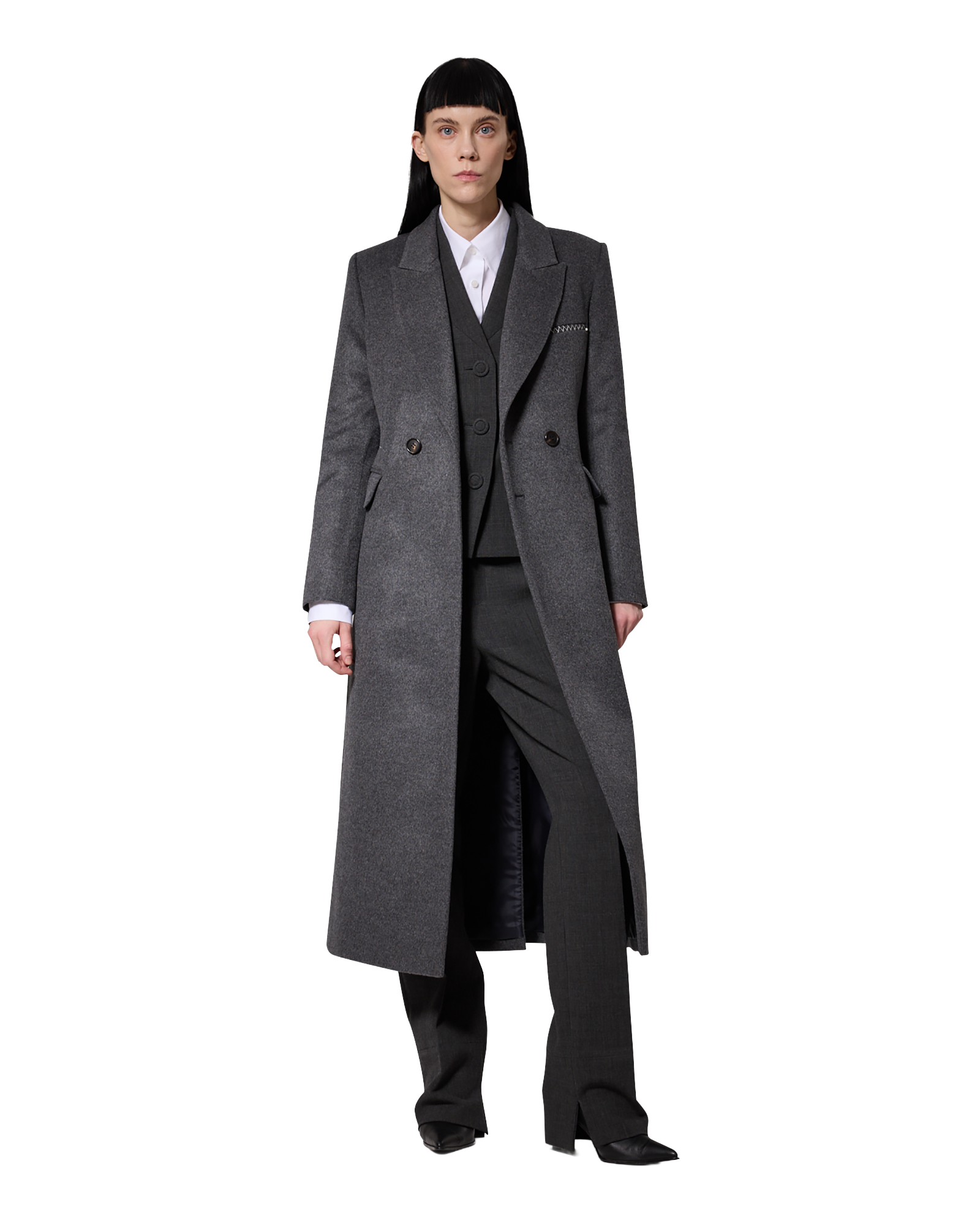 Kimhe Kim - Gabriel Coat (Grey) product image 1 | TRAB K-Fashion Australia
