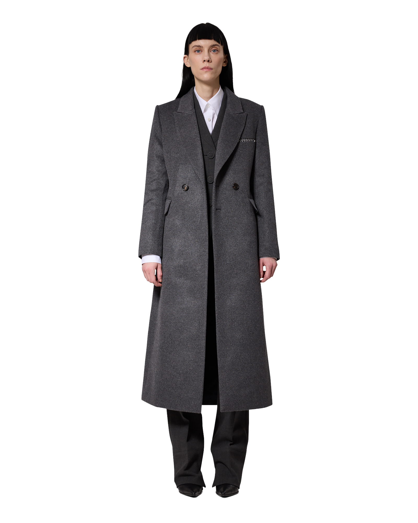 Kimhe Kim - Gabriel Coat (Grey) product image 2 | TRAB K-Fashion Australia