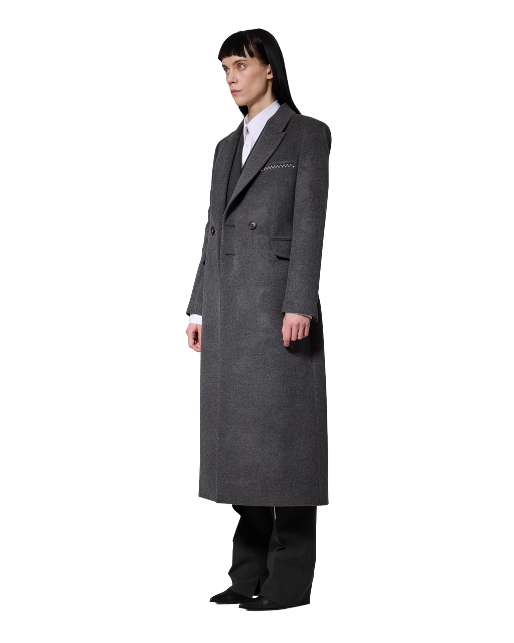 Kimhe Kim - Gabriel Coat (Grey) product image 3 | TRAB K-Fashion Australia