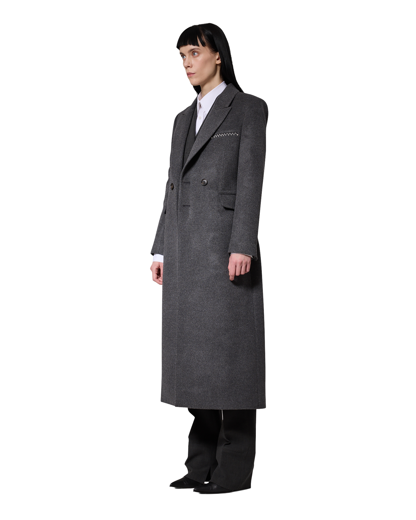 Kimhe Kim - Gabriel Coat (Grey) product image 3 | TRAB K-Fashion Australia