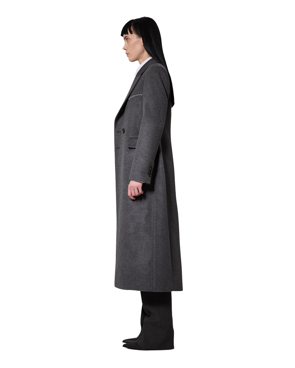 Kimhe Kim - Gabriel Coat (Grey) product image 4 | TRAB K-Fashion Australia
