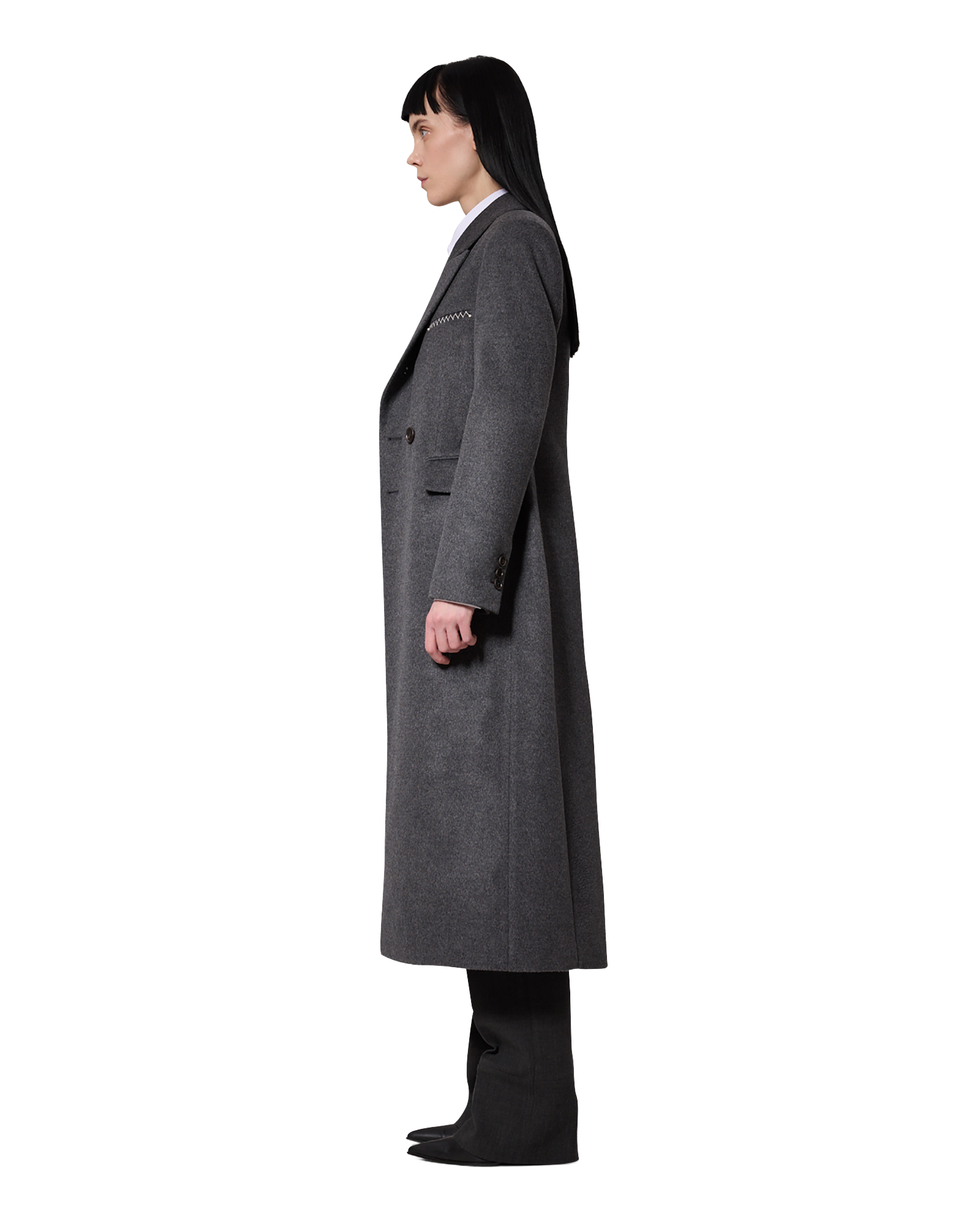 Kimhe Kim - Gabriel Coat (Grey) product image 4 | TRAB K-Fashion Australia