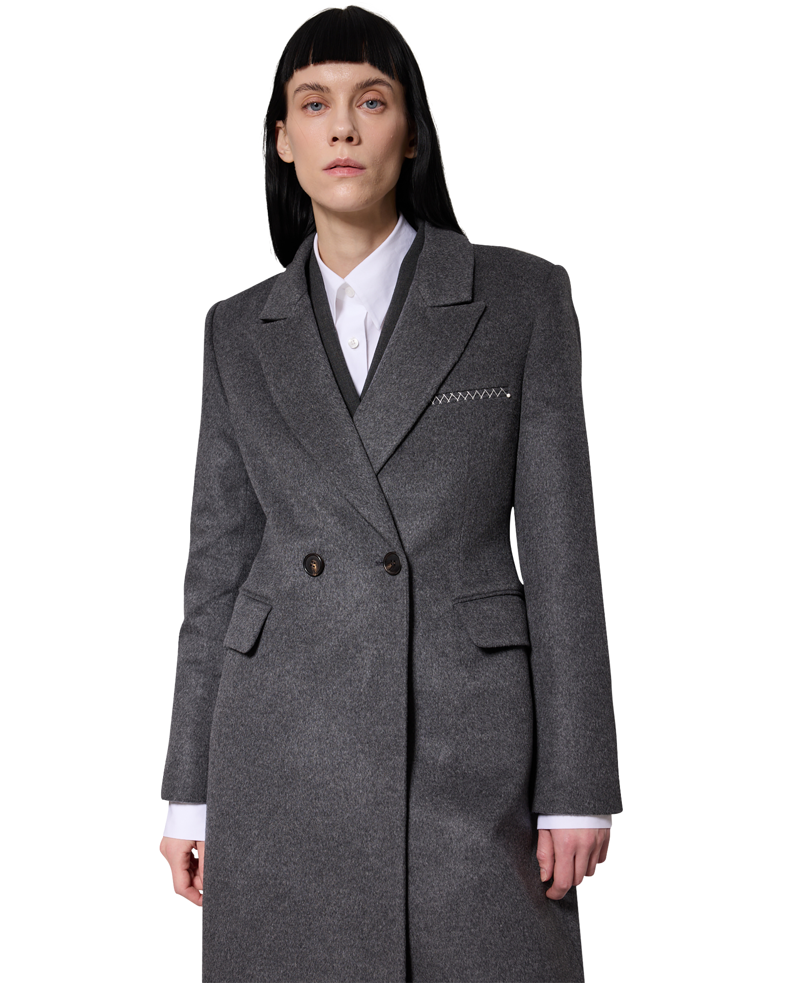 Kimhe Kim - Gabriel Coat (Grey) product image 7 | TRAB K-Fashion Australia