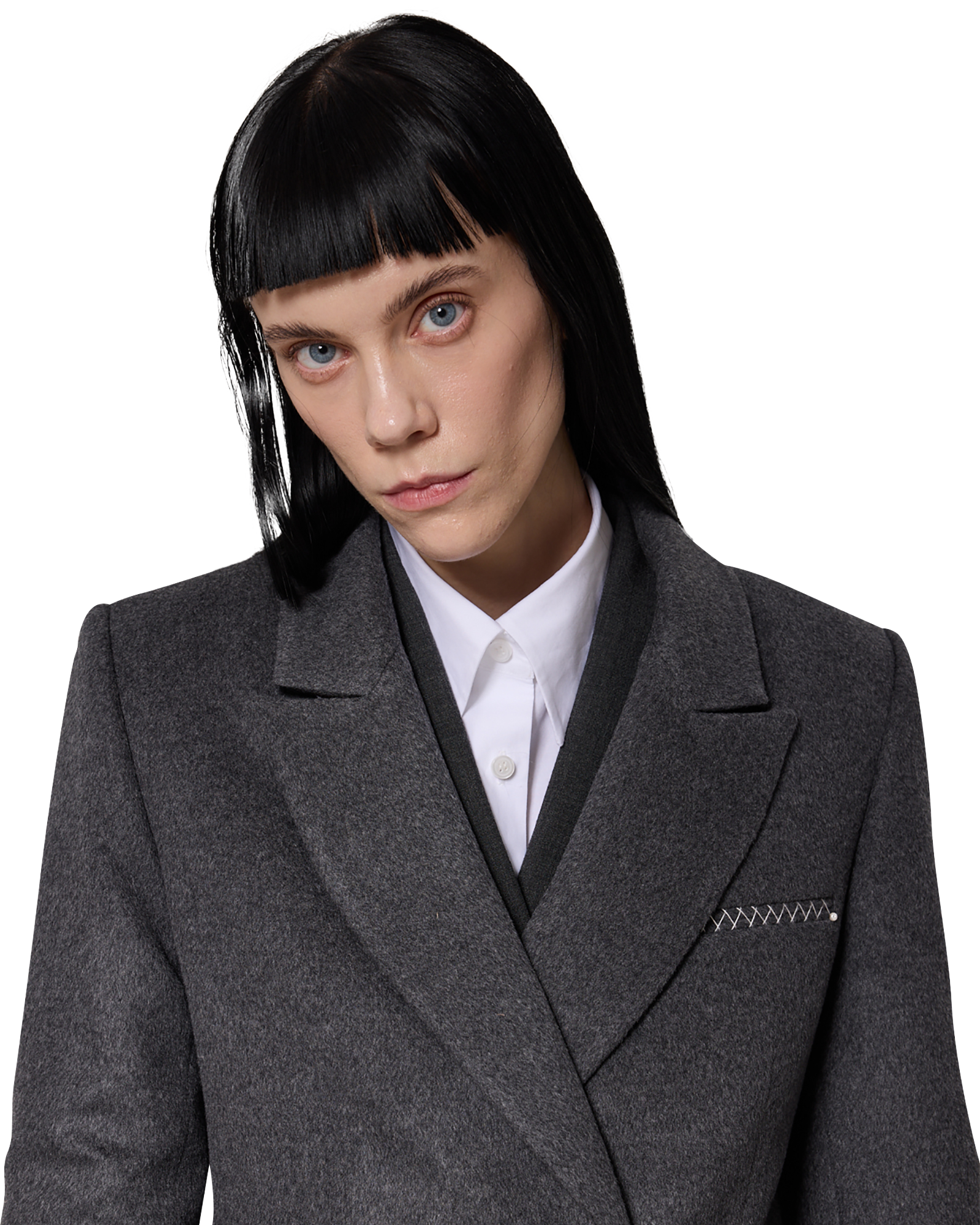 Kimhe Kim - Gabriel Coat (Grey) product image 9 | TRAB K-Fashion Australia