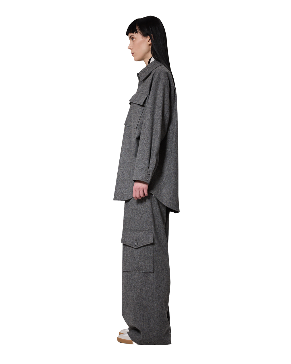 Kimhe Kim - Victor Shirt (Grey) product image 3 | TRAB K-Fashion Australia