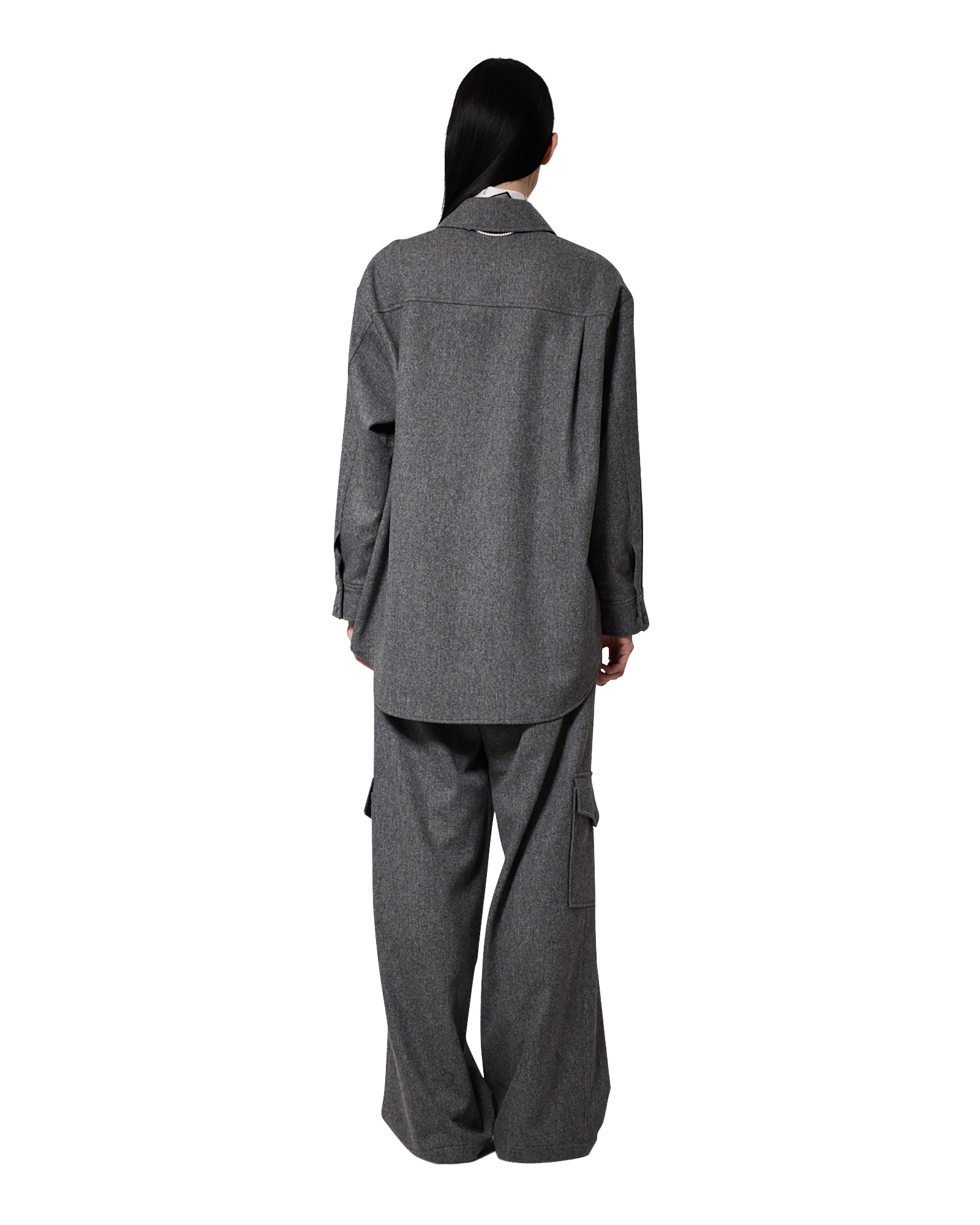 Kimhe Kim - Victor Shirt (Grey) product image 4 | TRAB K-Fashion Australia