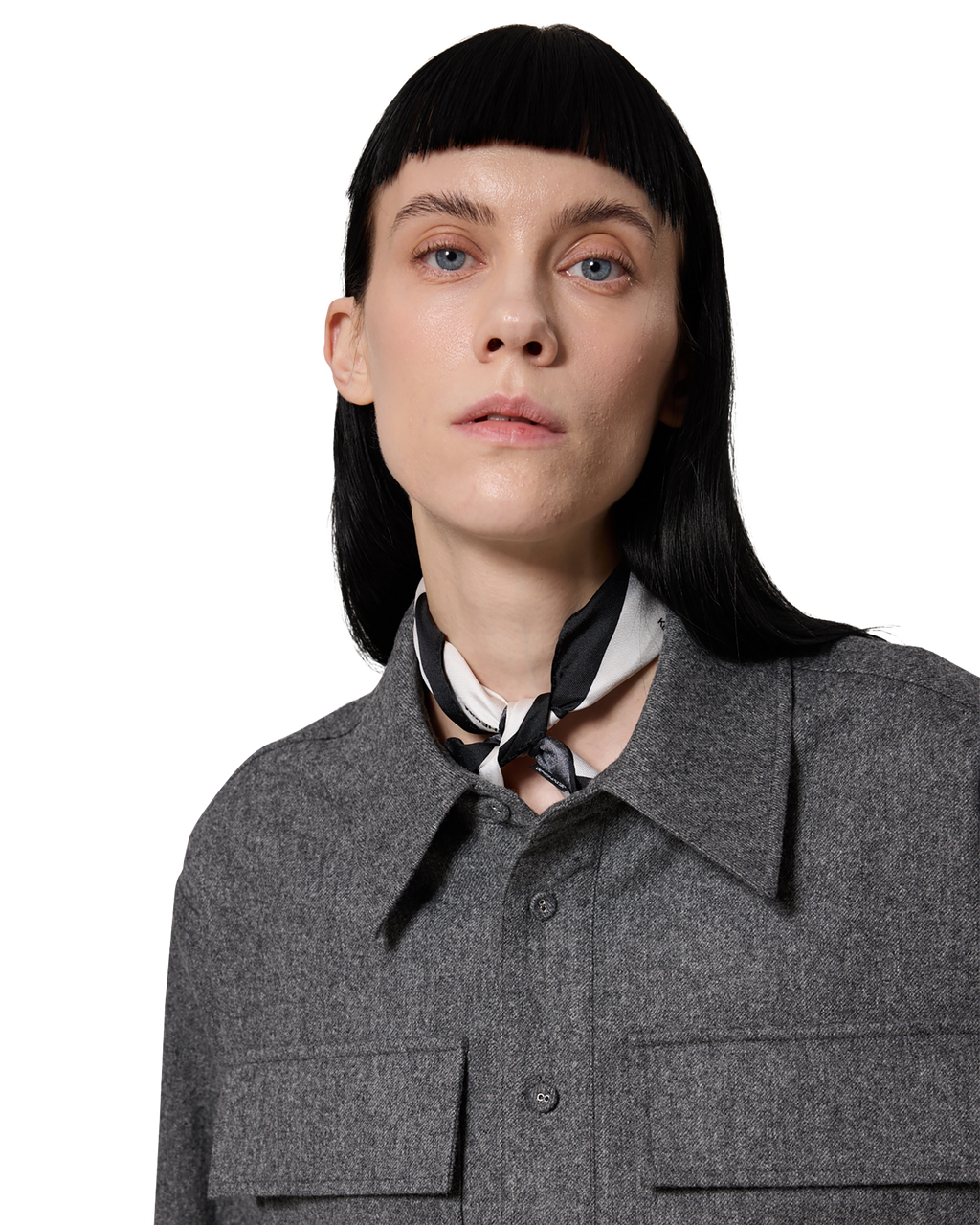 Kimhe Kim - Victor Shirt (Grey) product image 8 | TRAB K-Fashion Australia